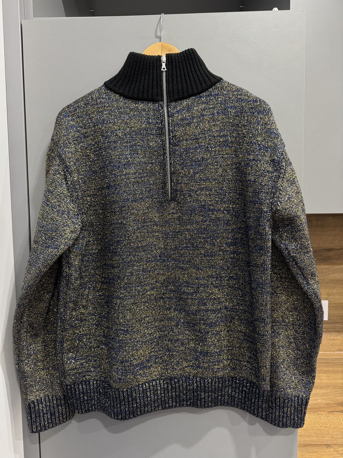 Dries Van Noten Dries Van Noten Wool-Blend Metallic Sweater Size US S / EU 44-46 / 1 - 5 Thumbnail