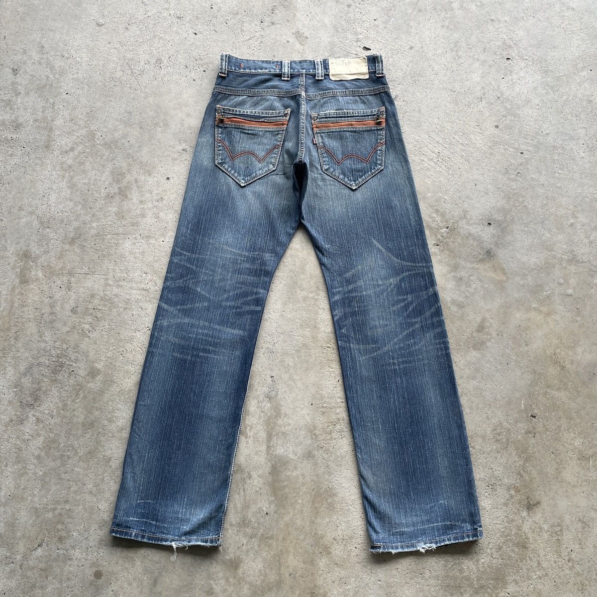 Edwin Vintage Edwin Xv-s Faded Jeans Pants Denim W31x33 Size US 31 - 2 Thumbnail