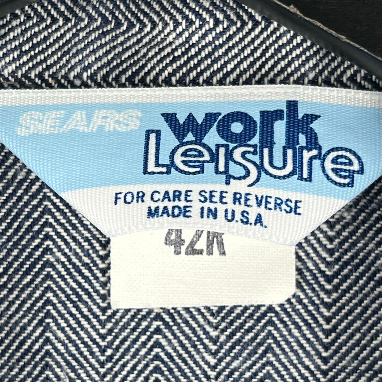 80s coveralls herringbone twill Sears Work Leisure vintage