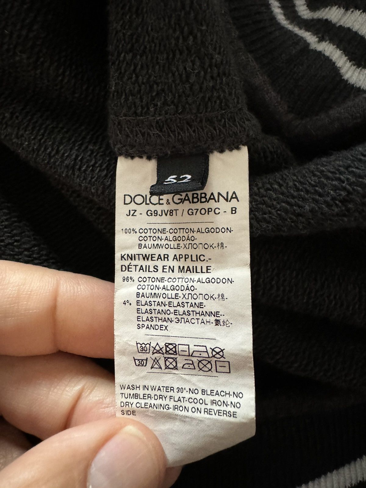 Dolce & Gabbana DOLCE AND GABBANA sweatshirt SEE FOTOS FOR TAPE MEASUREMENT Size US L / EU 52-54 / 3 - 15 Thumbnail