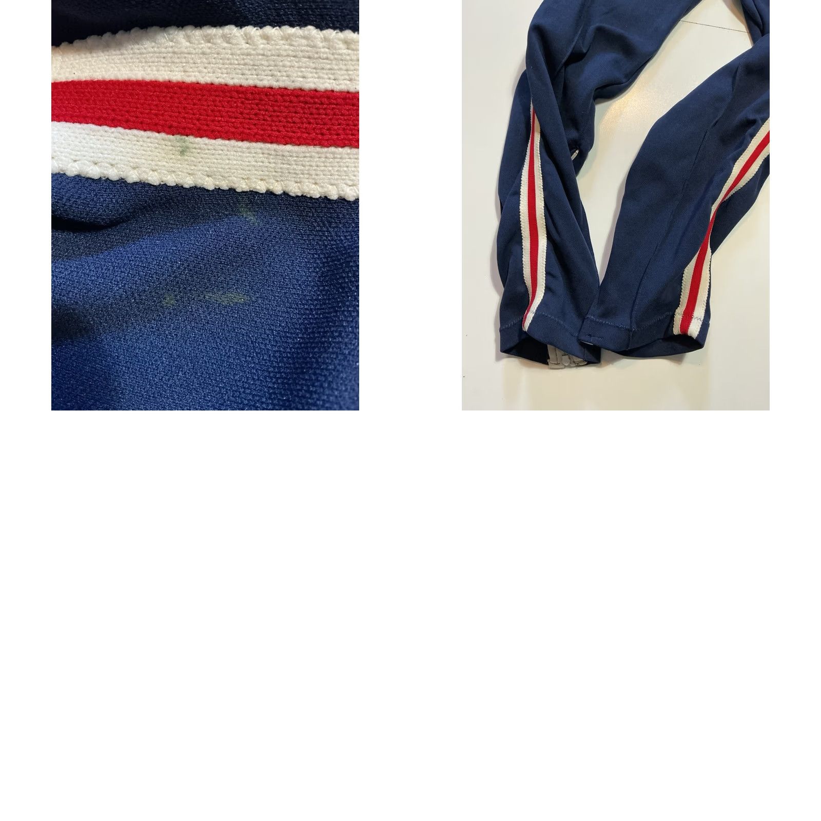 Champion VINTAGE Champion Track Pants Nylon Striped Navy Blue Made In USA M Men Size US 31 - 8 Thumbnail