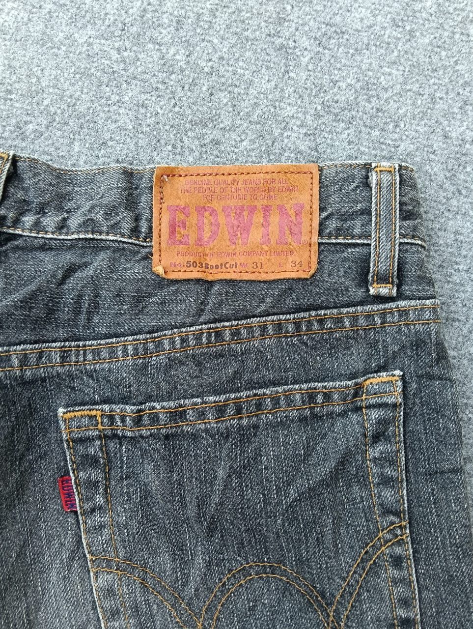 Edwin Edwin 503 Bootcut Jeans Faded Grey Black Denim Size 30 Size US 30 / EU 46 - 9 Thumbnail