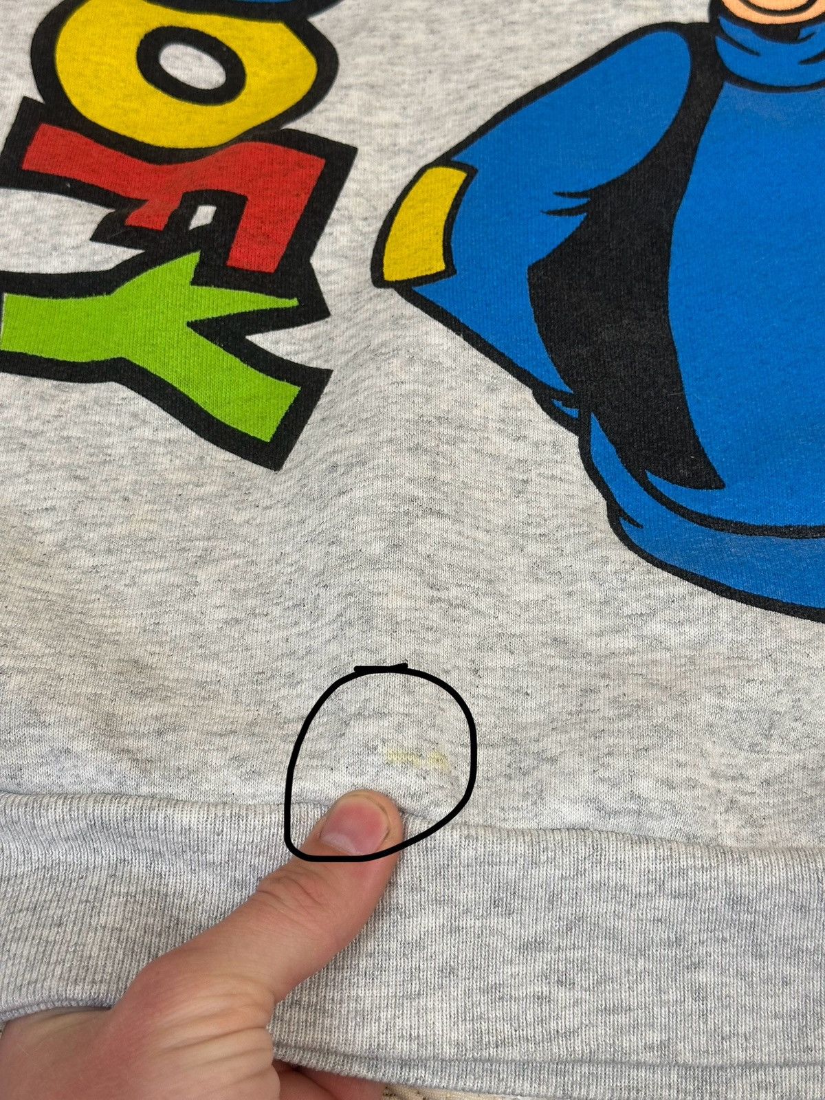 Disney 🔥 80s Disney Goofy Sweatshirt Pullover Warner Bros Cartoon Size US M / EU 48-50 / 2 - 6 Thumbnail