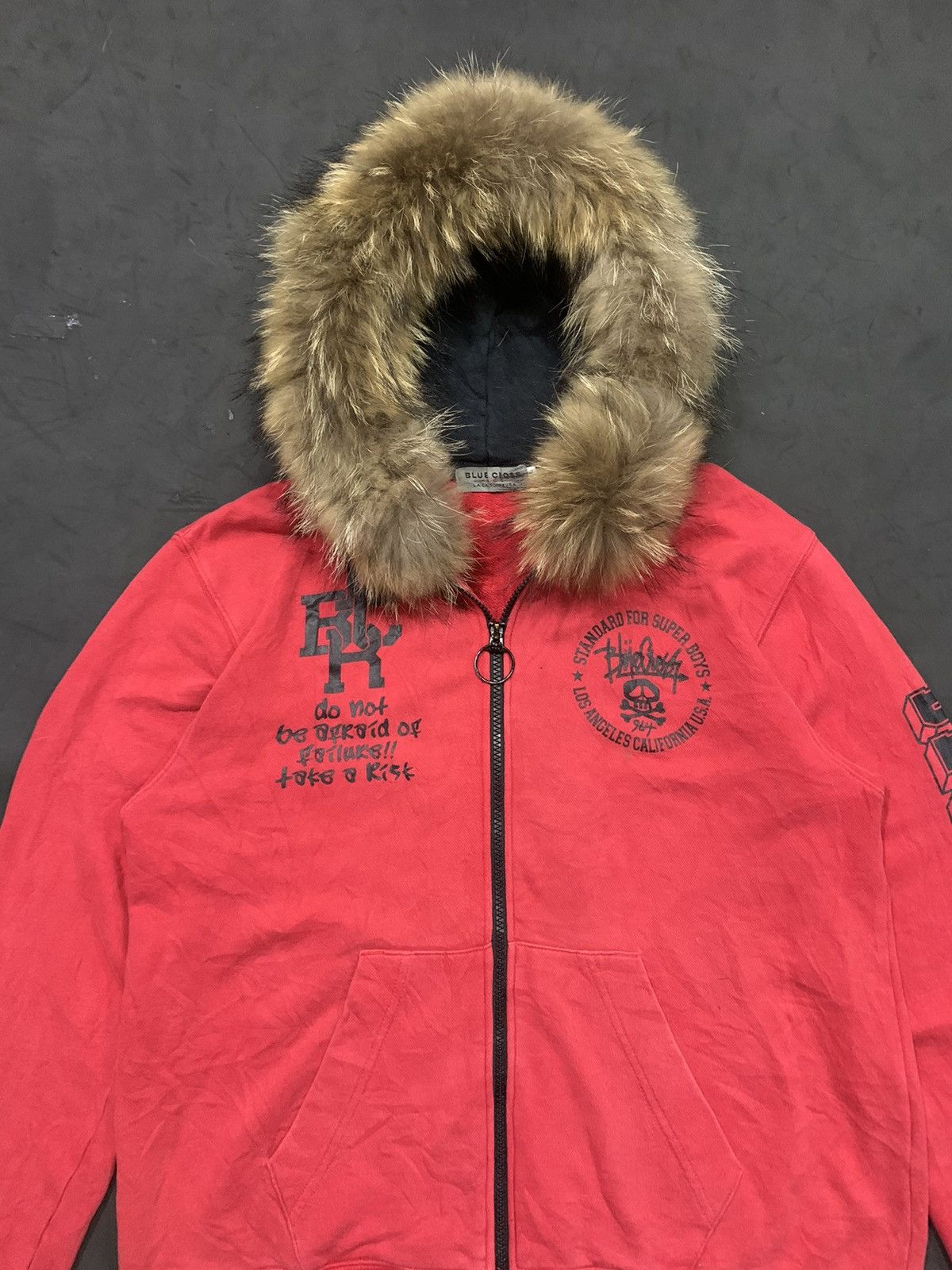Japanese Brand Fur zip hoodie poem style Ifsixwasnine lgb Size US L / EU 52-54 / 3 - 5 Thumbnail