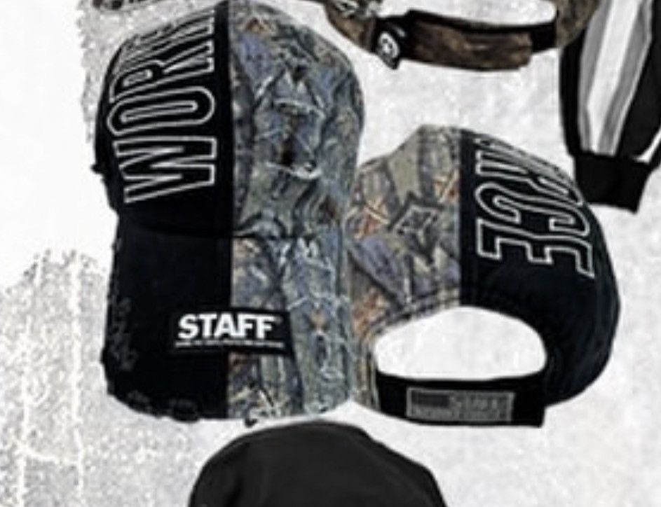 STAFF WORKFORCE Staff Workforce (Camo/Black) hat Size ONE SIZE - 1 Thumbnail