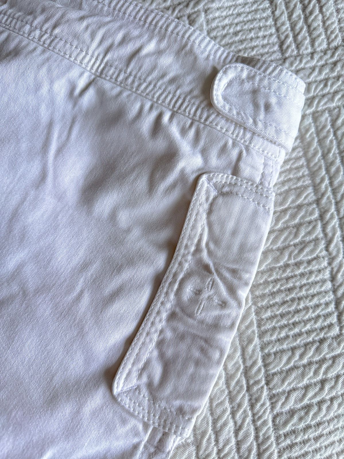 Christian Lacroix Christian Lacroix vintage 90 White Low Rise midi Cargo Skirt Size 34" / US 12 / IT 48 - 6 Thumbnail