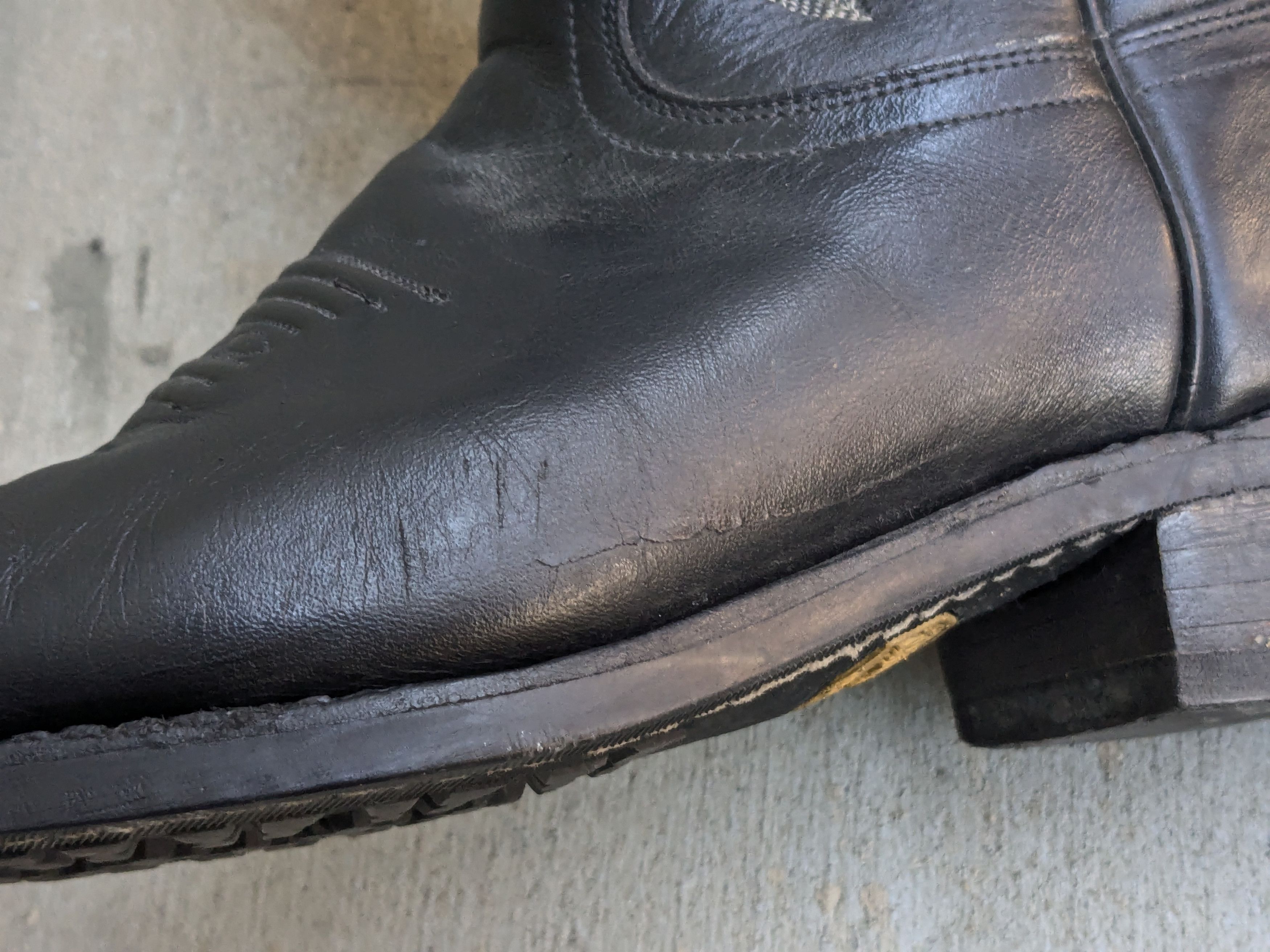 Justin Boots Justin Cowboy Boots Black 9 EE Leather USA Western Size US 9 / EU 42 - 14 Thumbnail