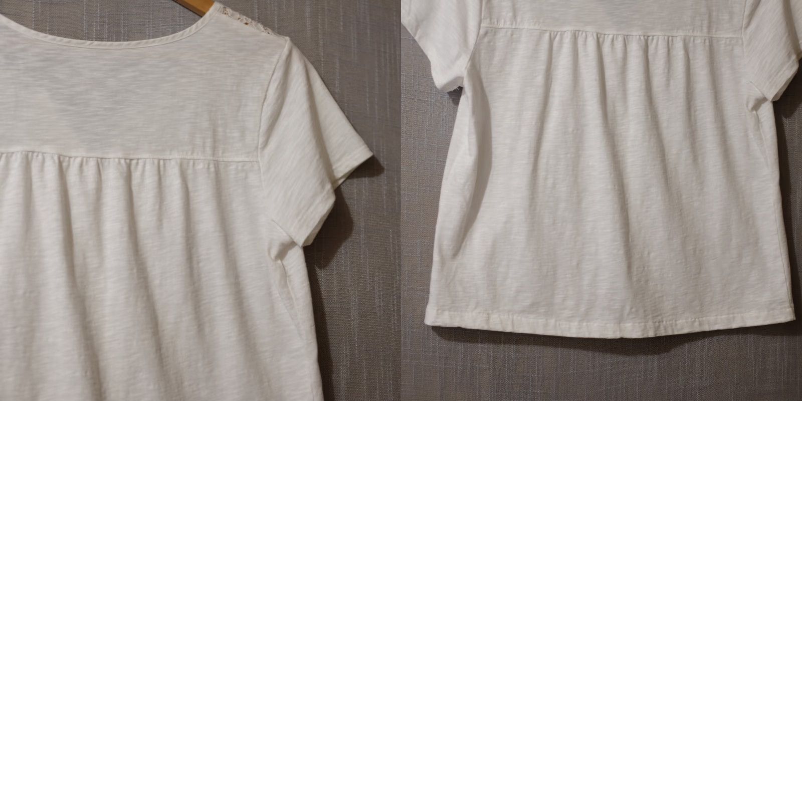 Vintage St. John's Bay Shirt Womens L White Lace Pullover Short Sleeve St. John's Bay Size L / US 10 / IT 46 - 8 Thumbnail