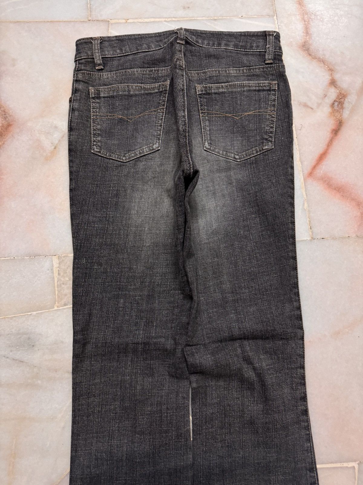 Vintage VINTAGE 1990s JAPANESE BELL BOTTOM FLARE MUD-WASHED Size US 26 / EU 42 - 12 Thumbnail