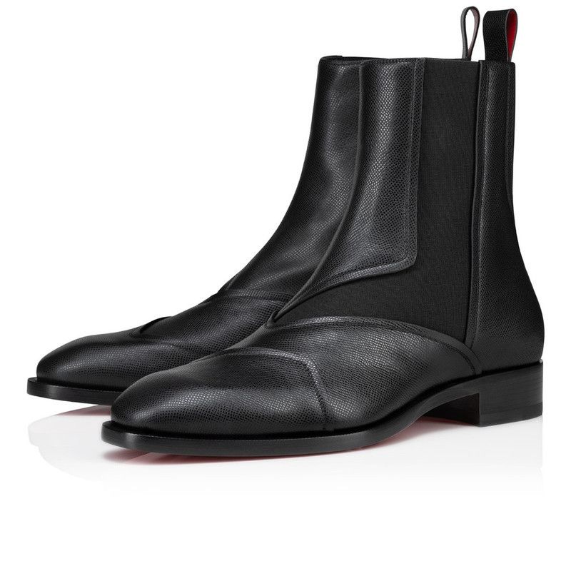 Christian Louboutin boabi chelsea flat black Size US 10.5 / EU 43-44 - 1 Thumbnail
