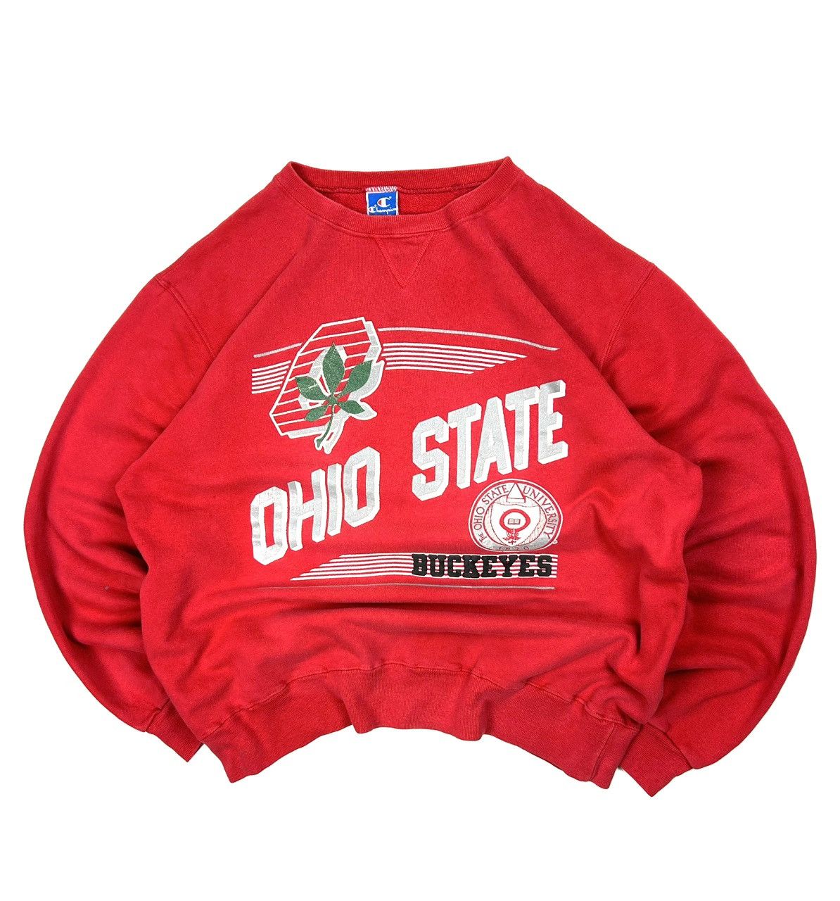 Champion 80s Champion Ohio State Buckeyes Sweatshirt Crewneck Vintage Size US XL / EU 56 / 4 - 1 Thumbnail