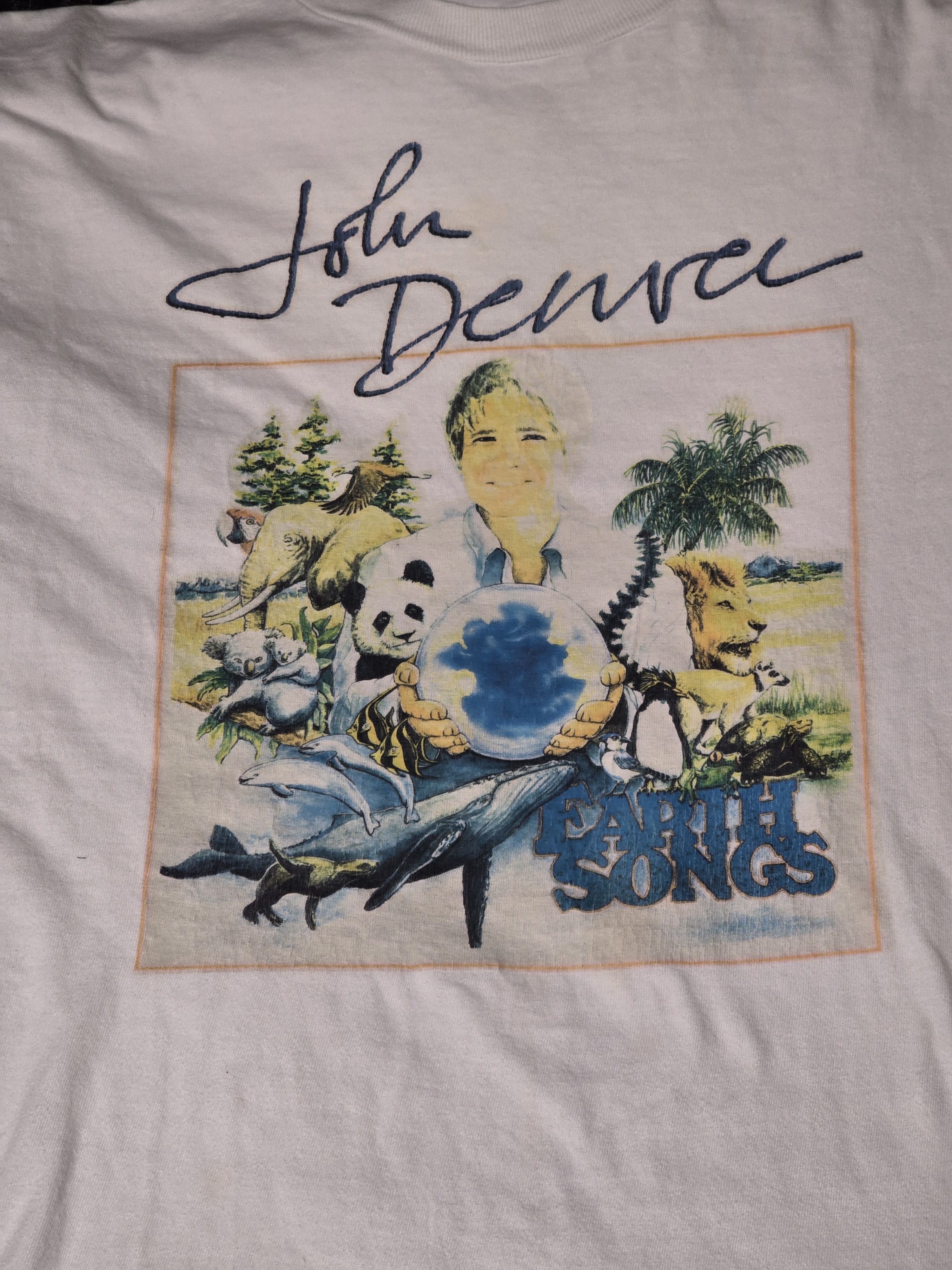 Other John Denver earth songs rare 90s vintage Size US XL / EU 56 / 4 - 1 Thumbnail