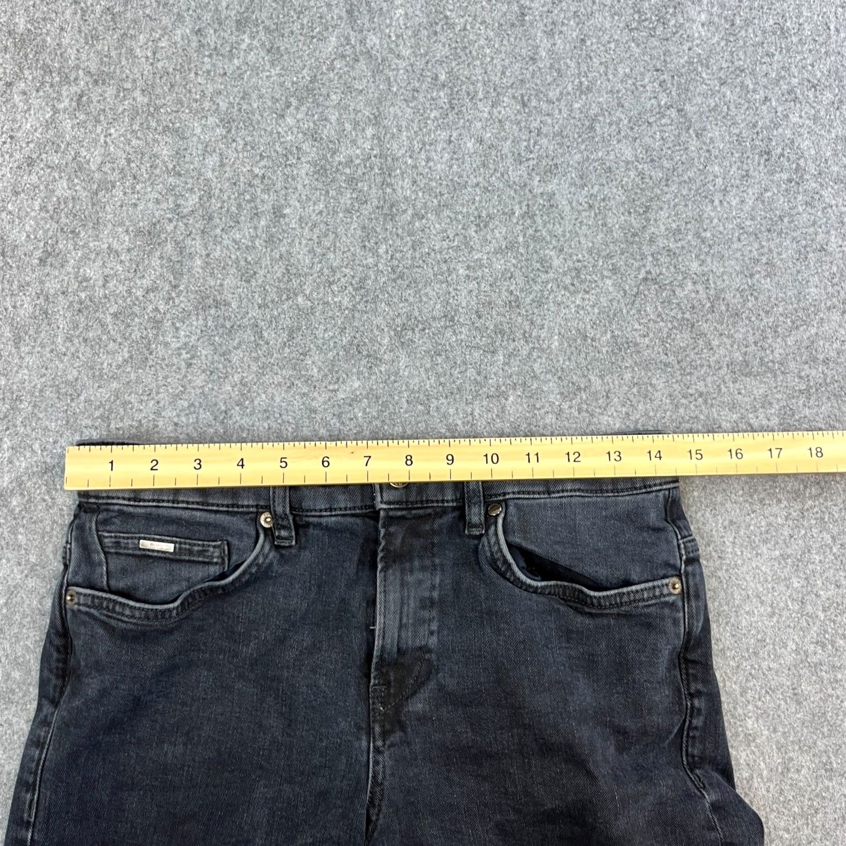 Hugo Boss HUGO BOSS Jeans Slim Fit 30 32 Delaware Denim Charcoal Wash Grey Stretch Size US 30 / EU 46 - 6 Thumbnail