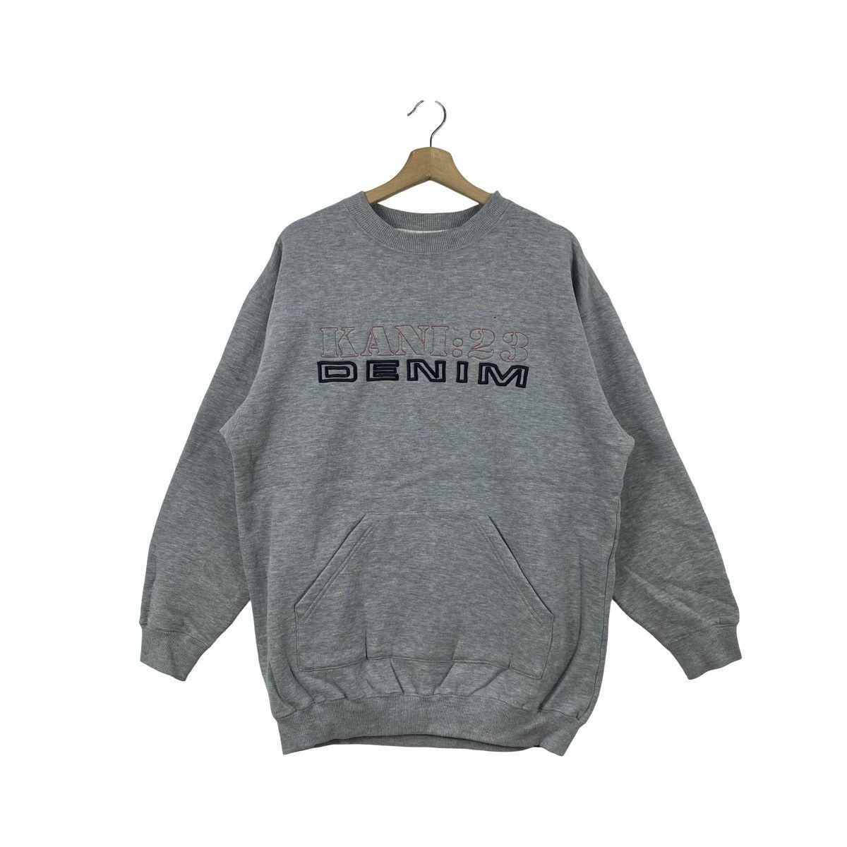 Vintage Vintage KANI SPORTS KANI:23 Denim Embroidered Sweatshirt Size US L / EU 52-54 / 3 - 1 Thumbnail