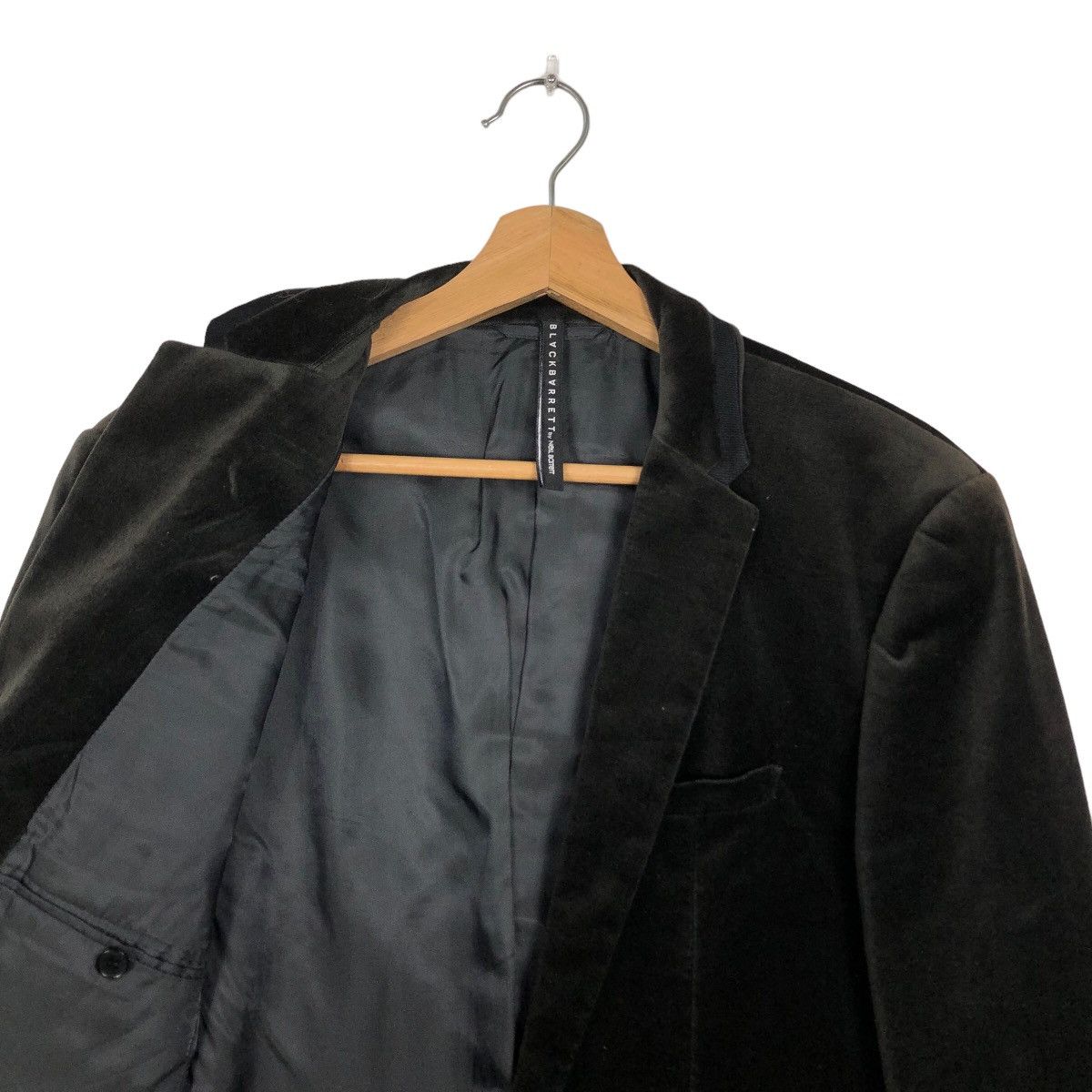 Black Barrett 90’s Black Barrett Neil Barrett Velvet Jacket Double Breast Size US M / EU 48-50 / 2 - 10 Thumbnail