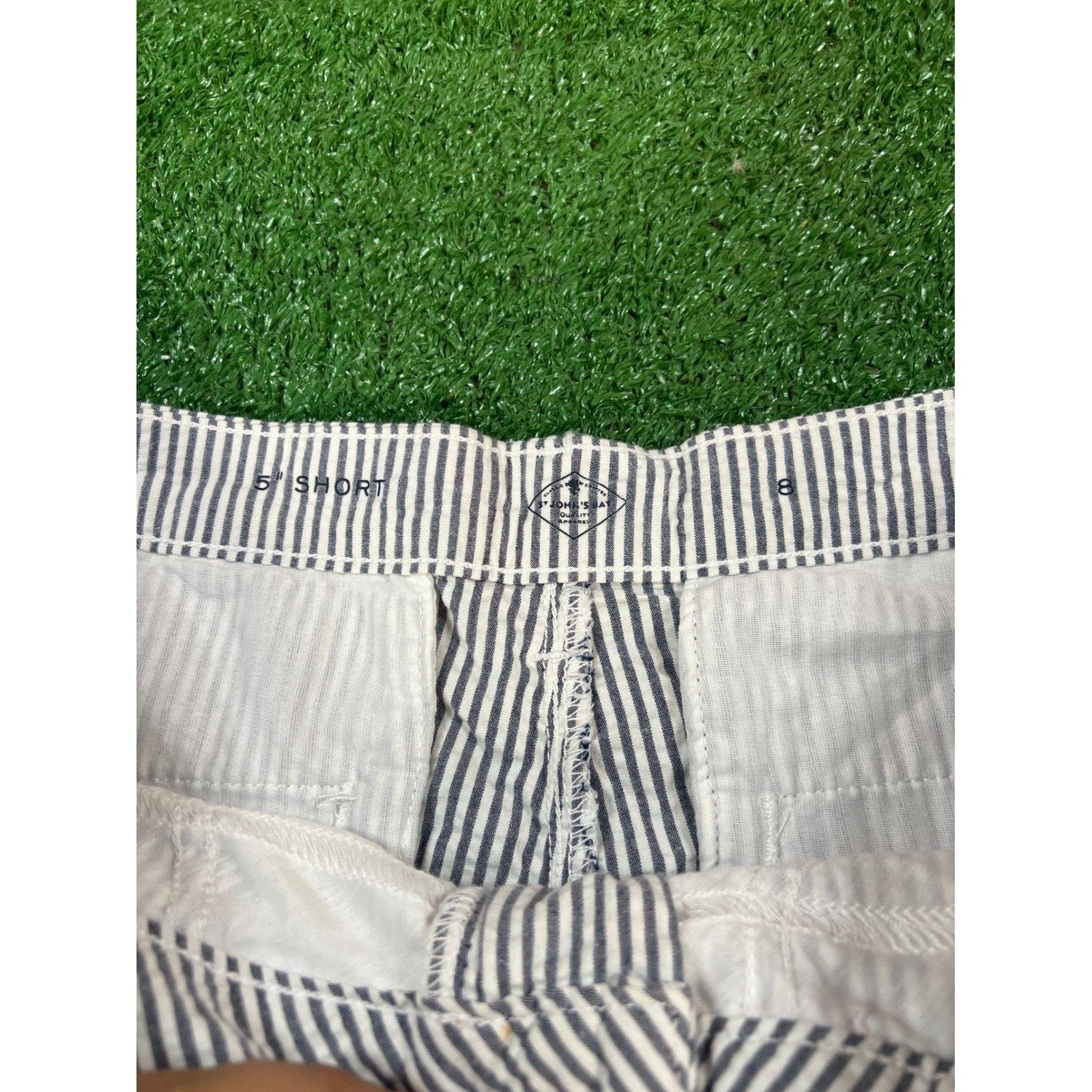 St. Johns Bay St John's Bay Striped Shorts Womens 8 Casual Size 30" / US 8 / IT 44 - 2 Thumbnail