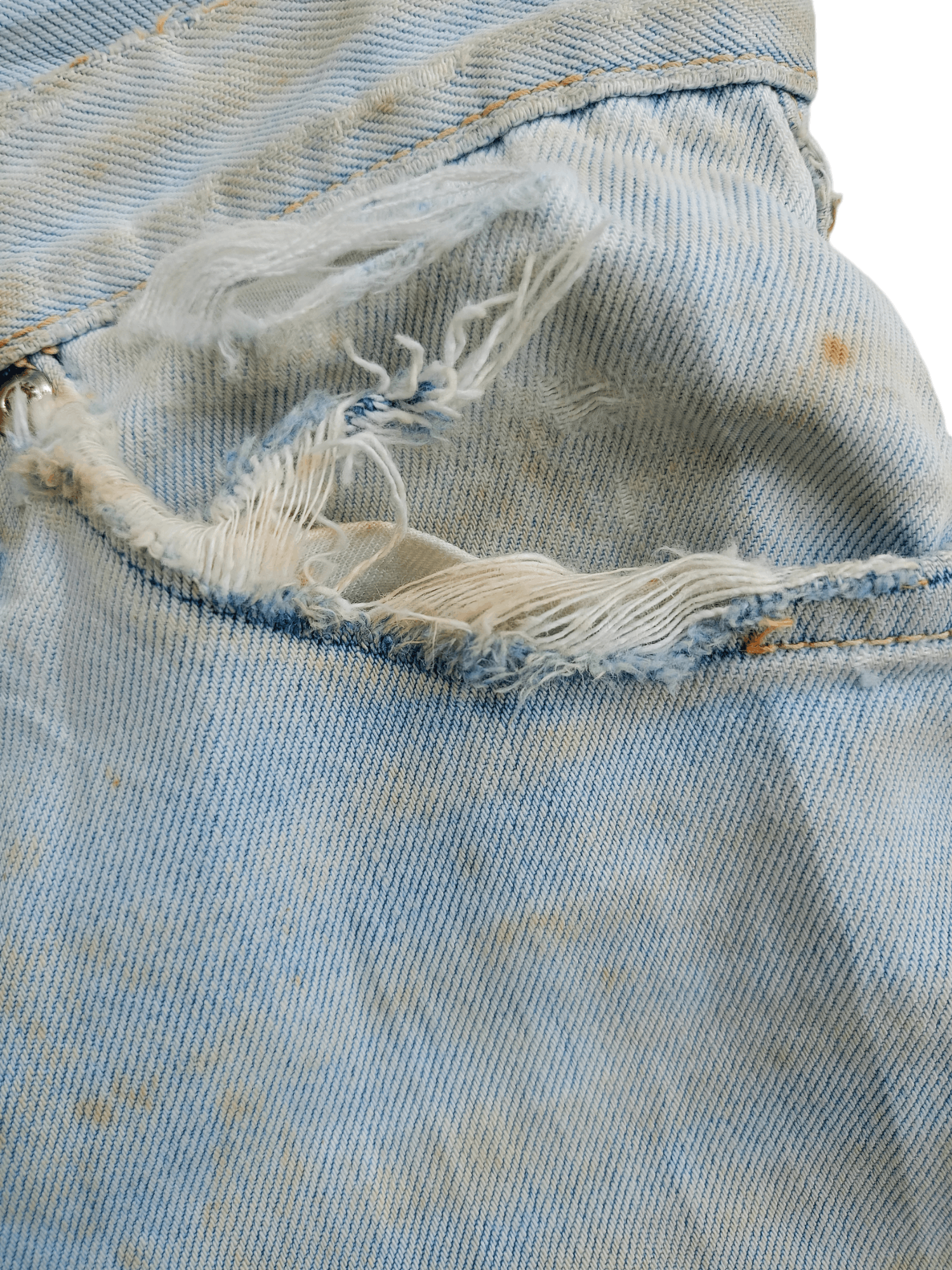 Japanese Brand × Vintage Japanese Brand Cropped Vintage Streetwear Denim Size US 27 - 8 Thumbnail