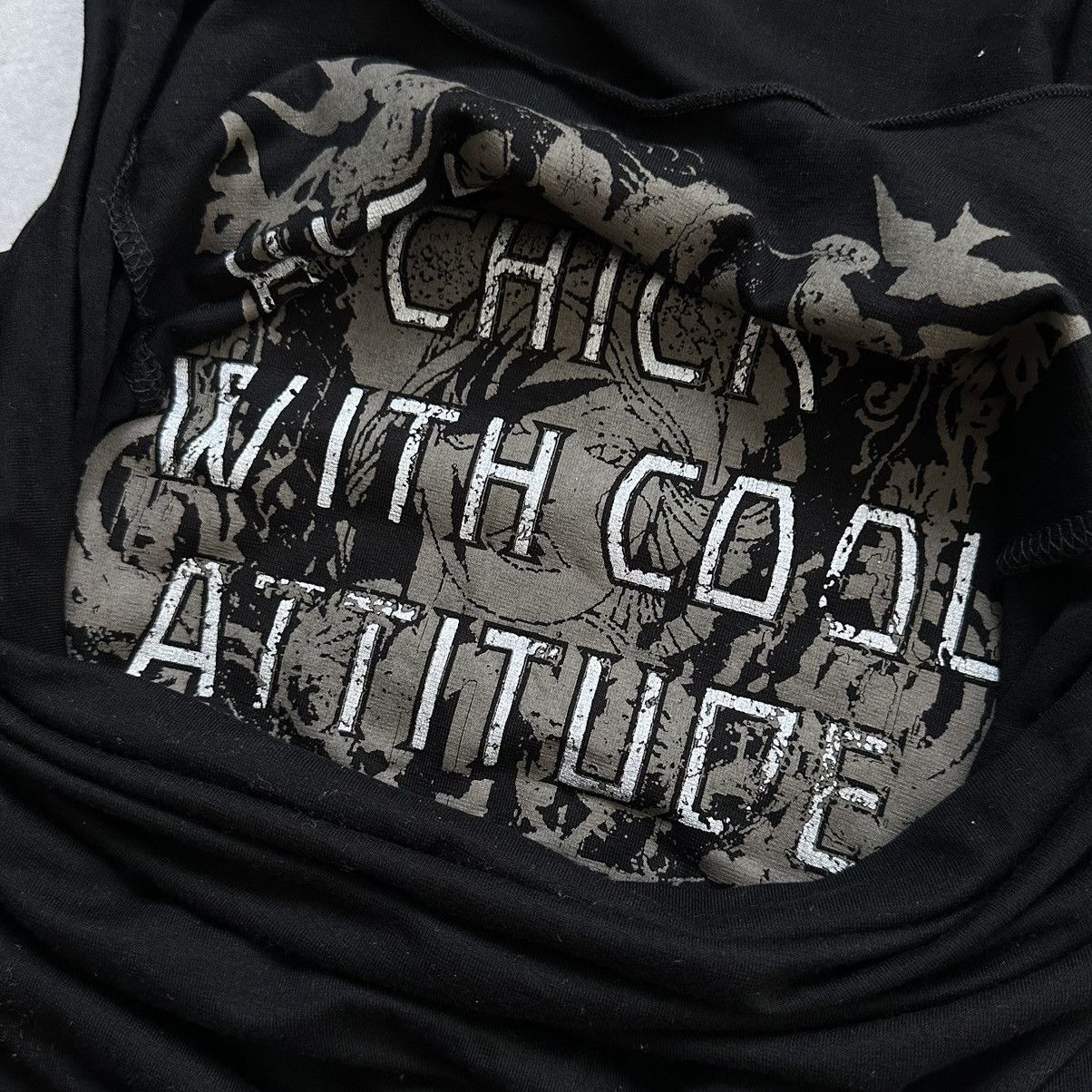 20471120 × Ed Hardy × Hysteric Glamour Punk Double Layered Tank Top Hysteric Glamour Margiela Vibe Size M / US 6-8 / IT 42-44 - 5 Thumbnail
