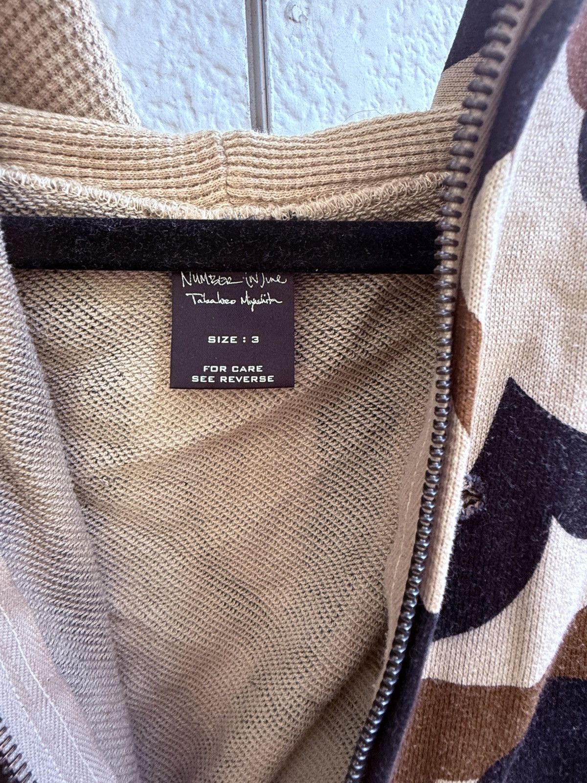 Number (N)ine Number nine tribal zip up Sz 3 Size US L / EU 52-54 / 3 - 17 Thumbnail