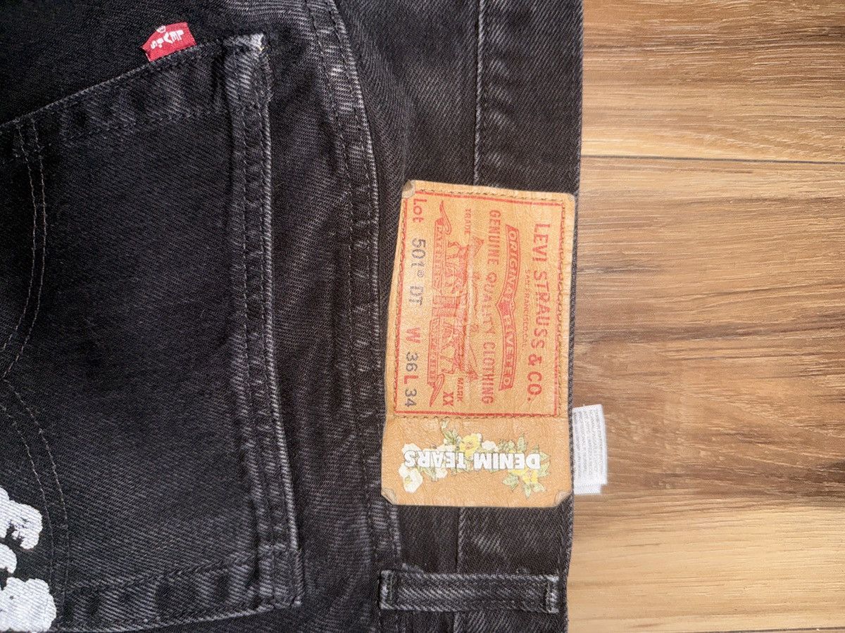 DENIM TEARS DENIM TEARS BLACK WREATH JEANS Size US 36 / EU 52 - 3 Thumbnail