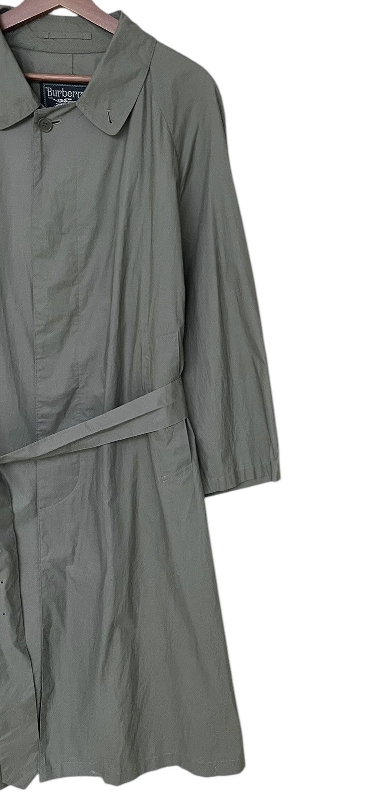 Burberry × Vintage Vintage Brand Burberrys Checkered Trench Coat 1990s Size US L / EU 52-54 / 3 - 4 Thumbnail