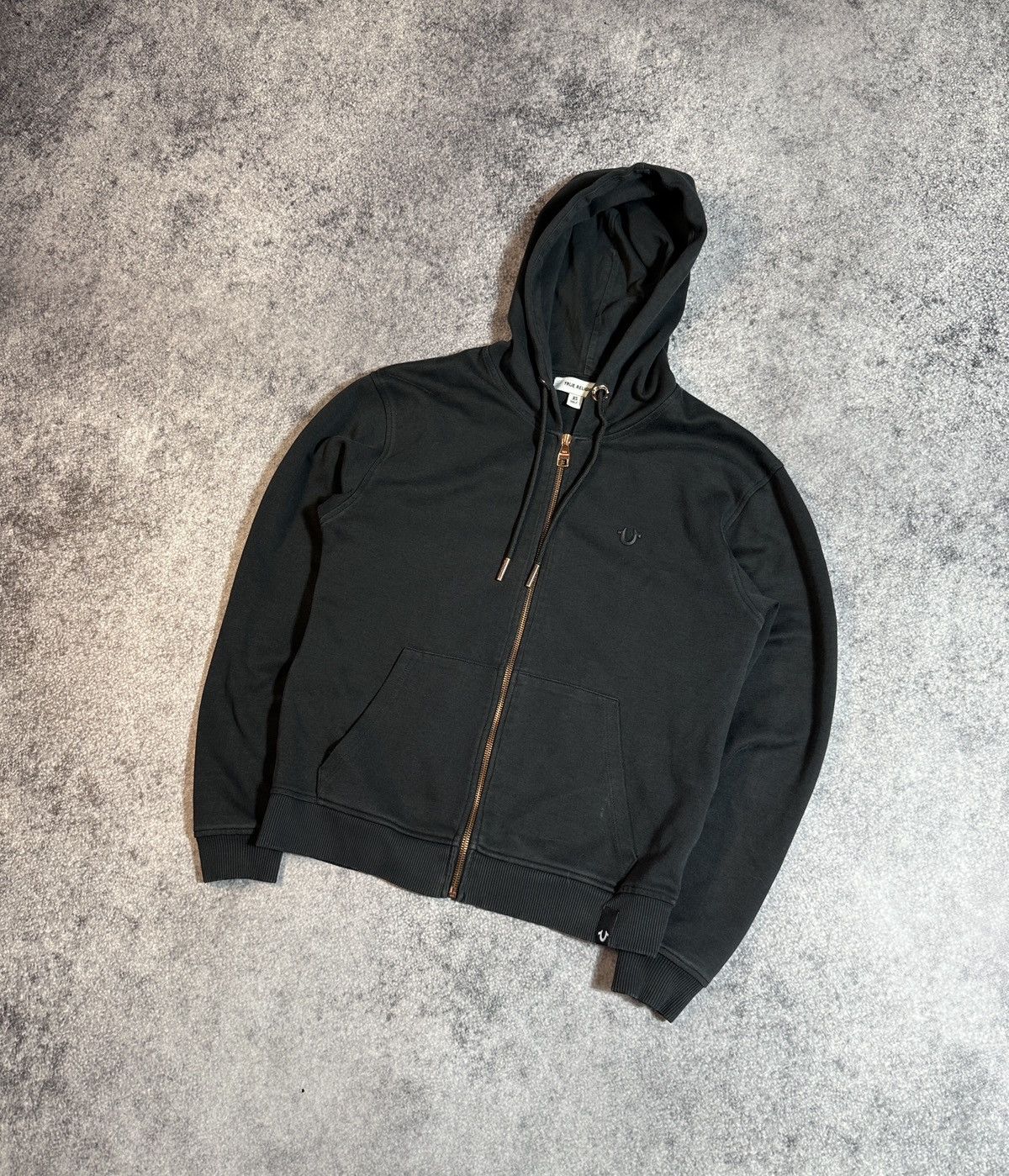 True Religion Y2K True Religion Zip Up Hoodie Streetwear Logo USA XS Rare Size XS / US 0-2 / IT 36-38 - 1 Thumbnail