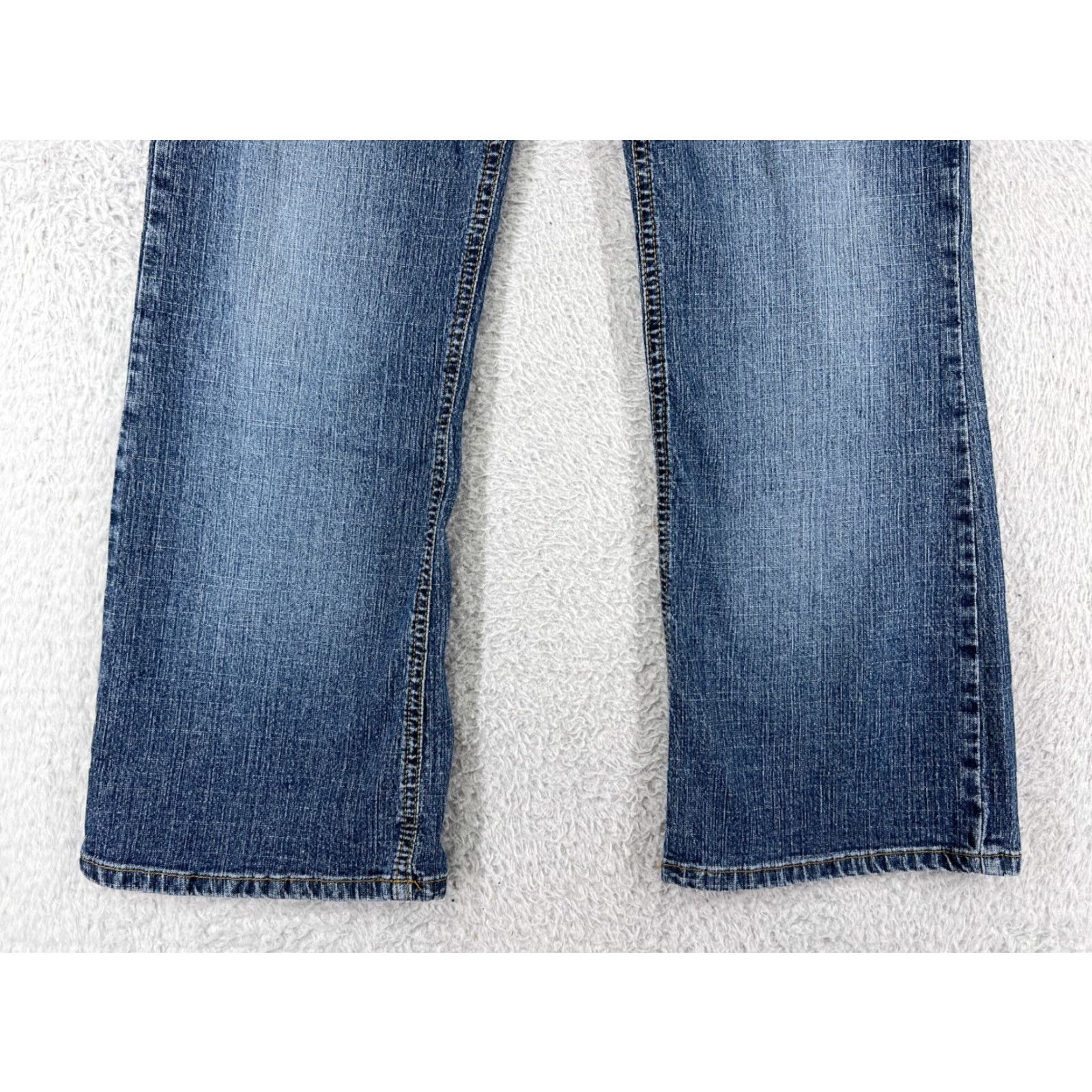 Vintage SO Brand Women's Jeans Pants 16 Blue Denim Bootcut Mid Rise Stretch Cotton Blend Womens Size 38" / US 16 / IT 52 - 4 Thumbnail