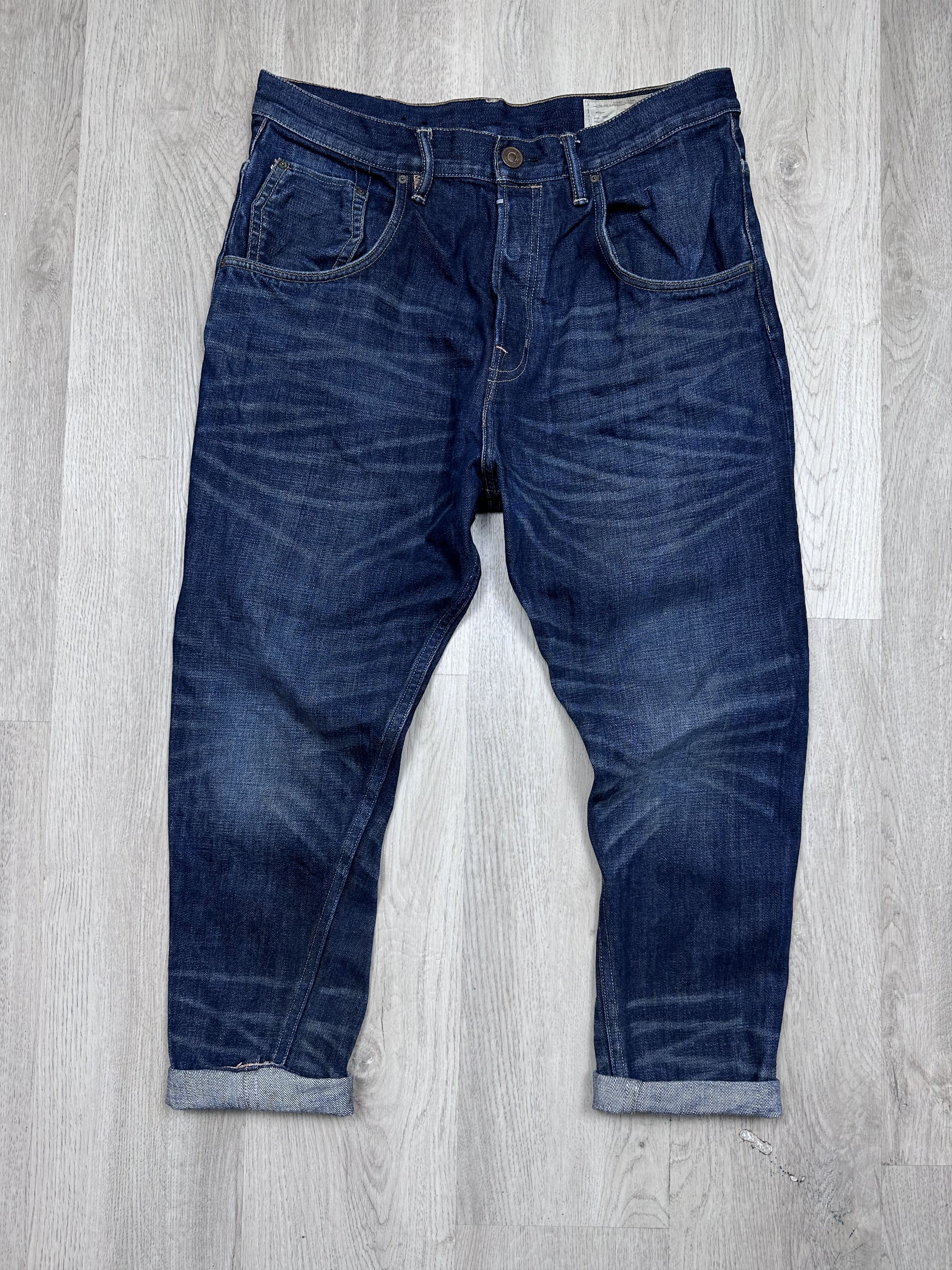 Allsaints Allsaints Mens Wamwam Gun Selvedge Denim Pants Jeans Size US 32 / EU 48 - 1 Thumbnail
