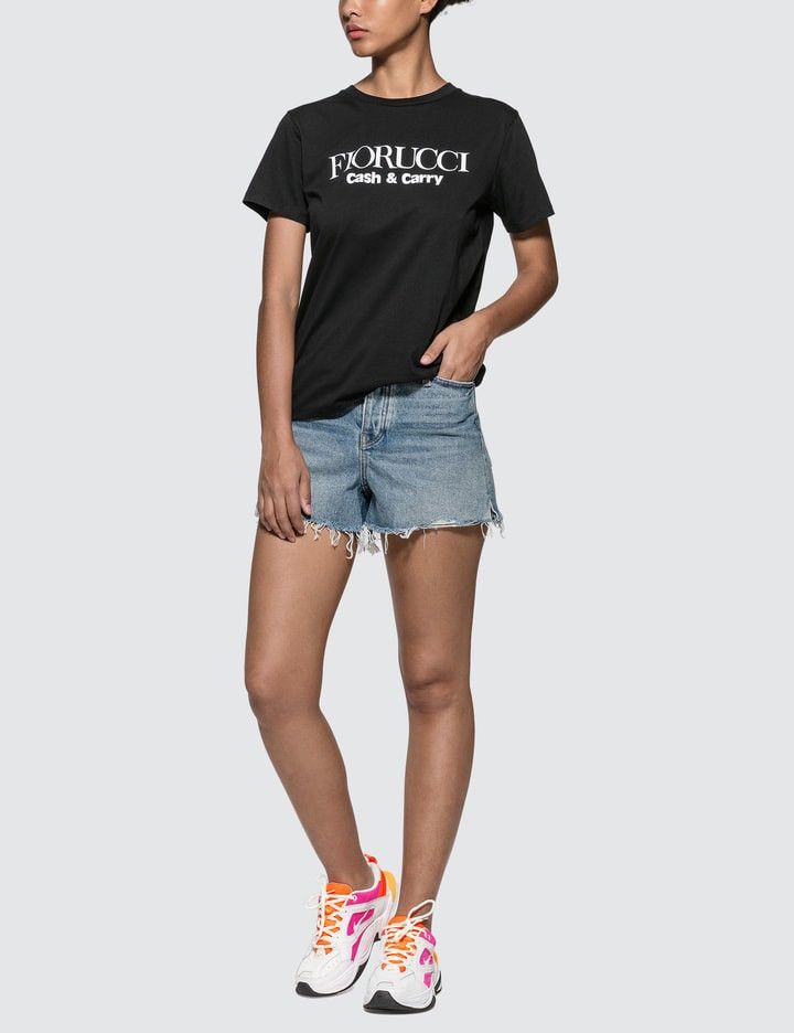 Designer × Fiorucci Fiorucci Cash & Carry print t-shirt tee Size S / US 4 / IT 40 - 2 Thumbnail