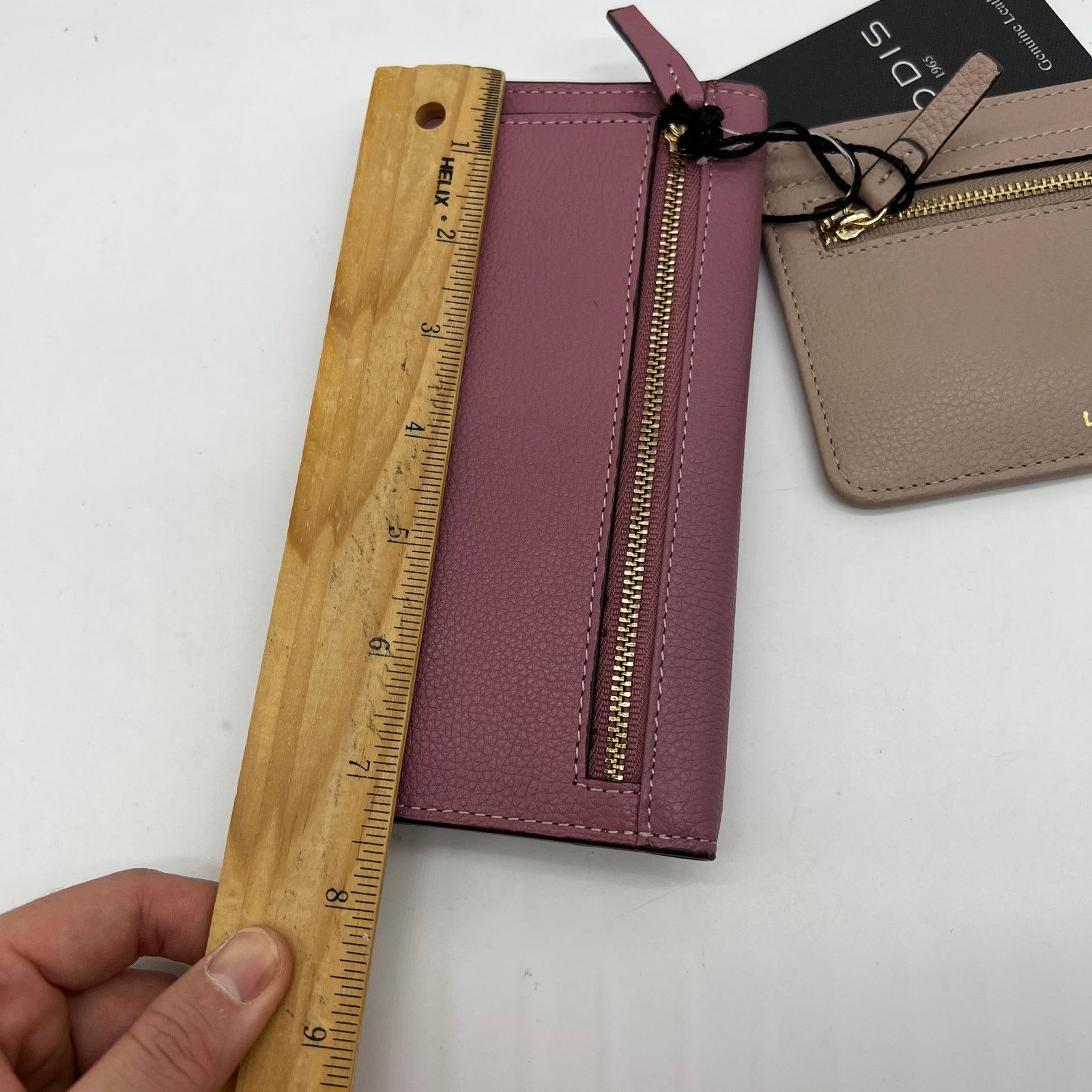 Other LODIS Texas Leather 2-Piece Wallet Set Pink & Brown Size ONE SIZE - 7 Thumbnail