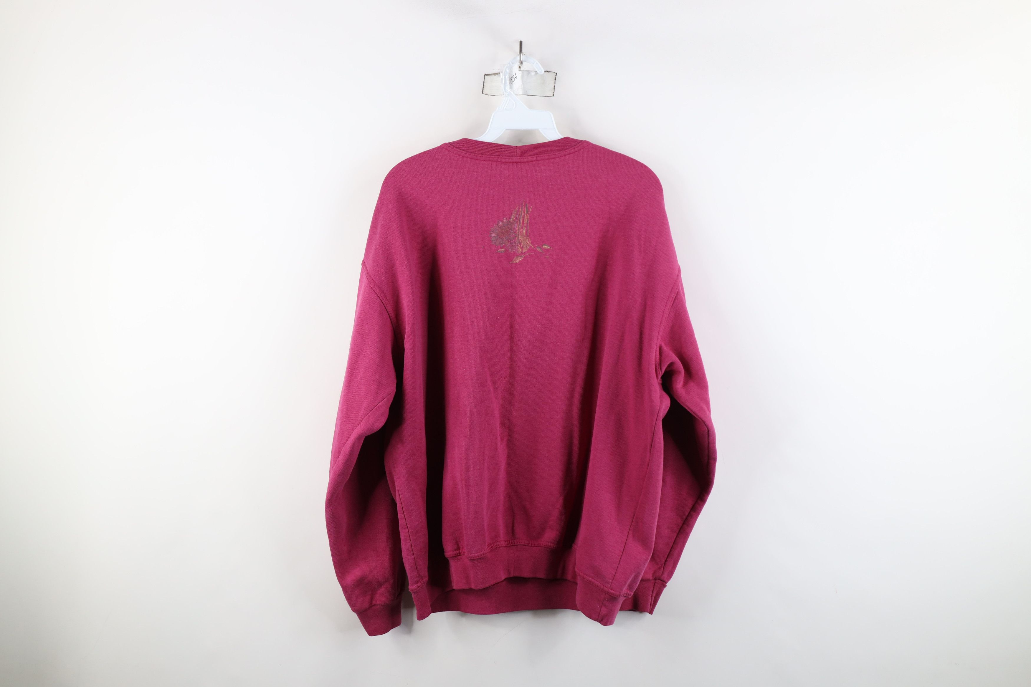Vintage Vintage 90s Streetwear Nature Flower Bouquet Sweatshirt Size L / US 10 / IT 46 - 11 Thumbnail