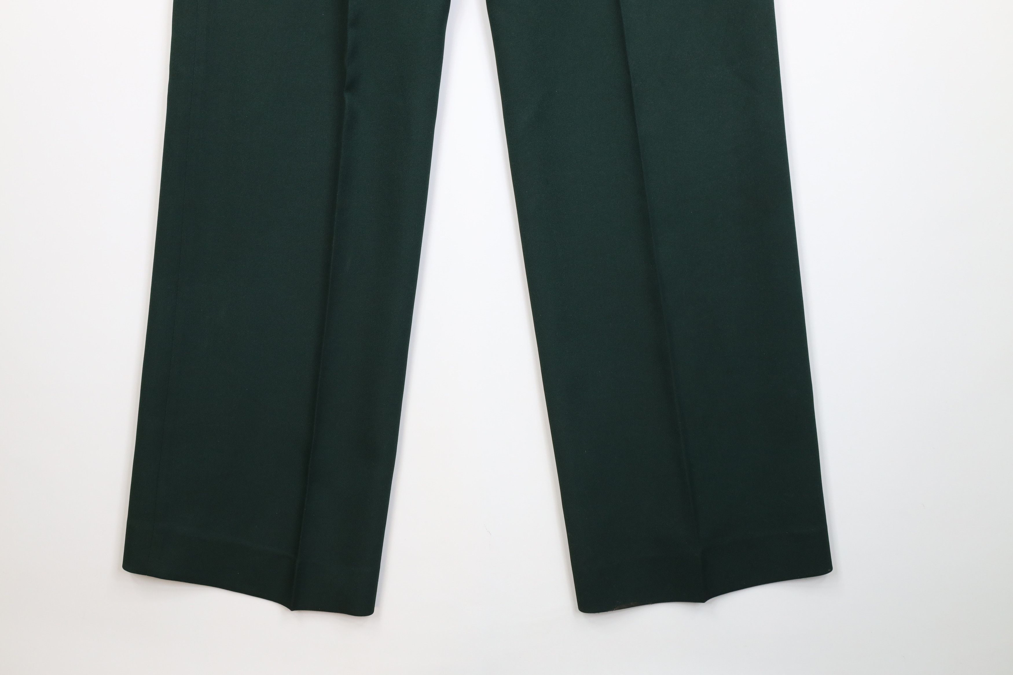 Vintage Vintage 70s Streetwear Bell Bottoms Chino Pants Green USA Size US 34 / EU 50 - 16 Thumbnail