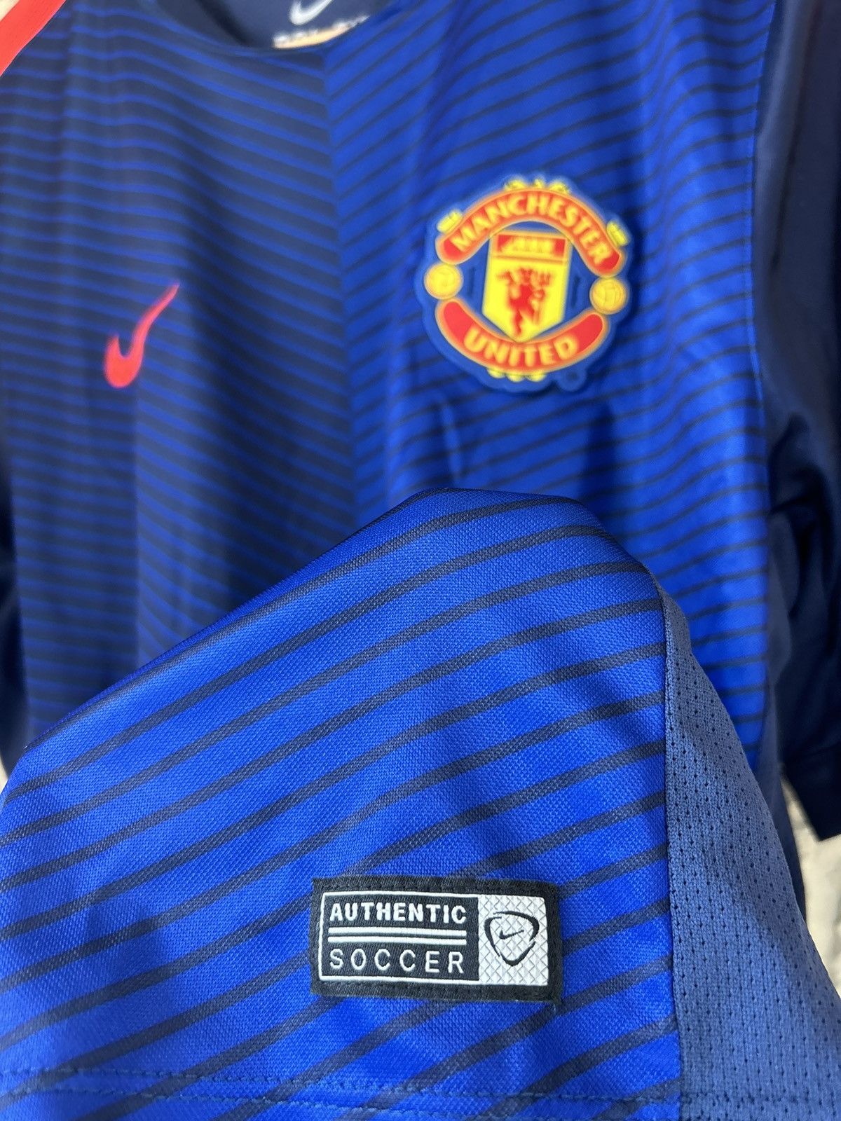 Nike Nike Manchester United Training Soccer Jersey Size US XL / EU 56 / 4 - 5 Thumbnail