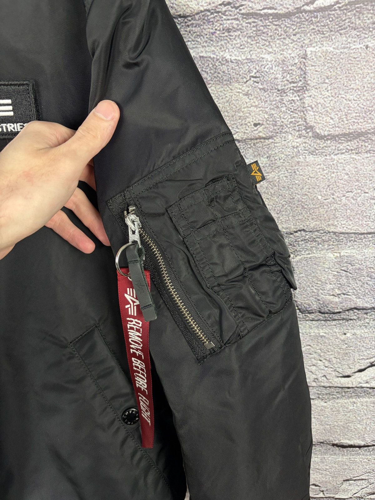 Alpha Industries Vintage rare bomber Alpha Industries military jacket Size US M / EU 48-50 / 2 - 4 Thumbnail