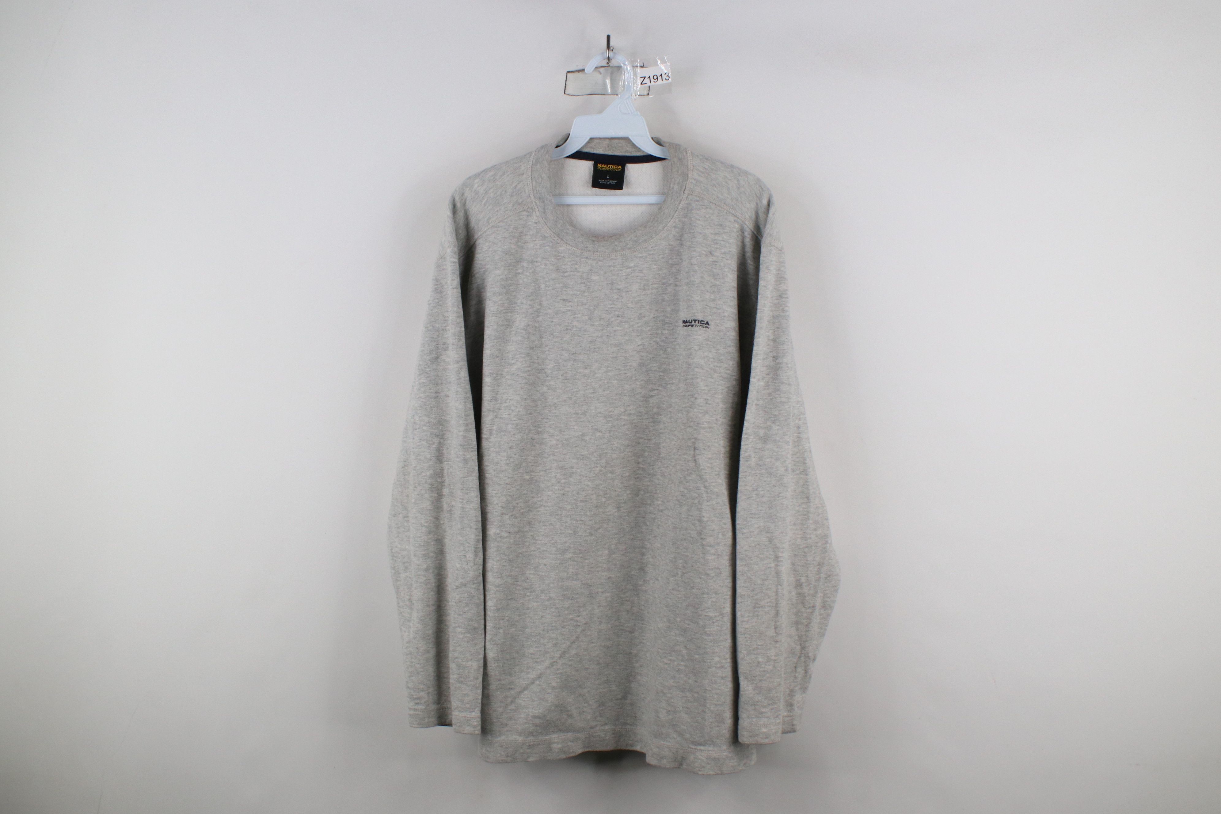 Nautica × Vintage Vintage 90s Nautica Competition Knit Long Sleeve T-Shirt Size US L / EU 52-54 / 3 - 1 Thumbnail