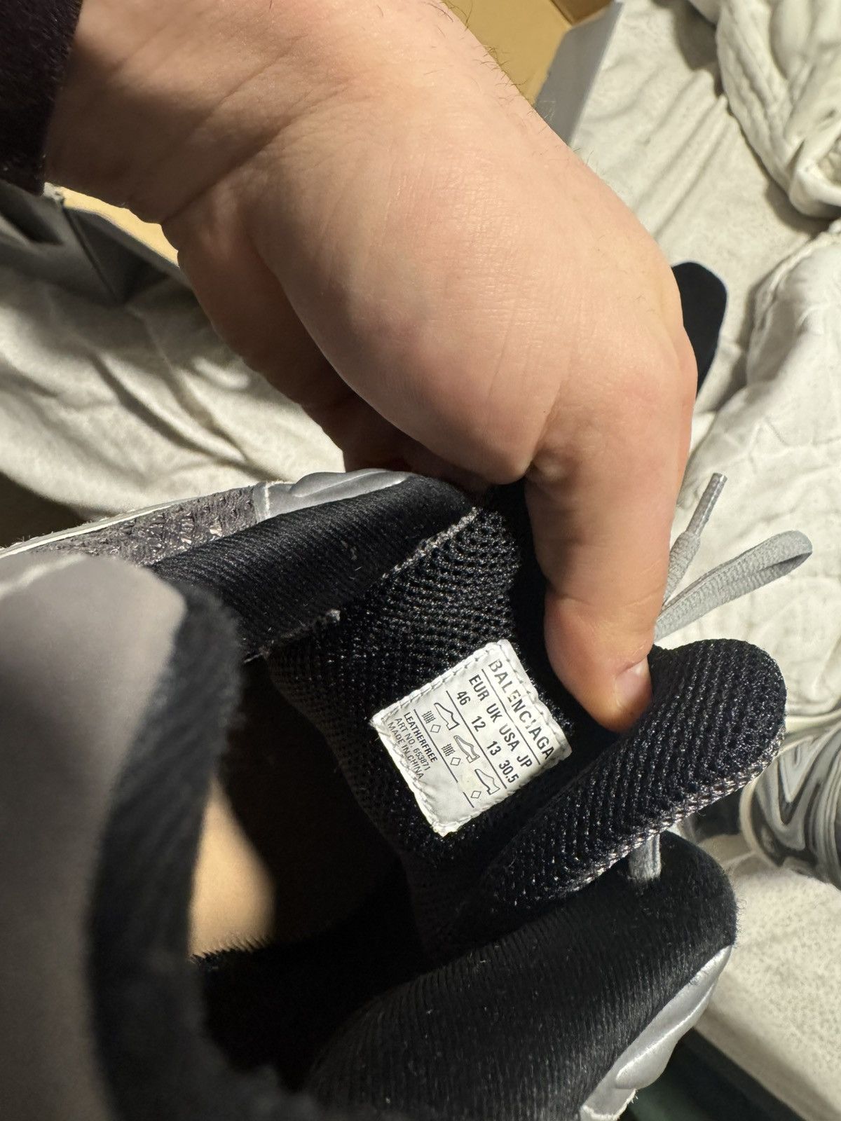 Balenciaga Balenciaga X-Pander Spring-Heel Trainer Sneakers Grey Size US 13 / EU 46 - 21 Thumbnail