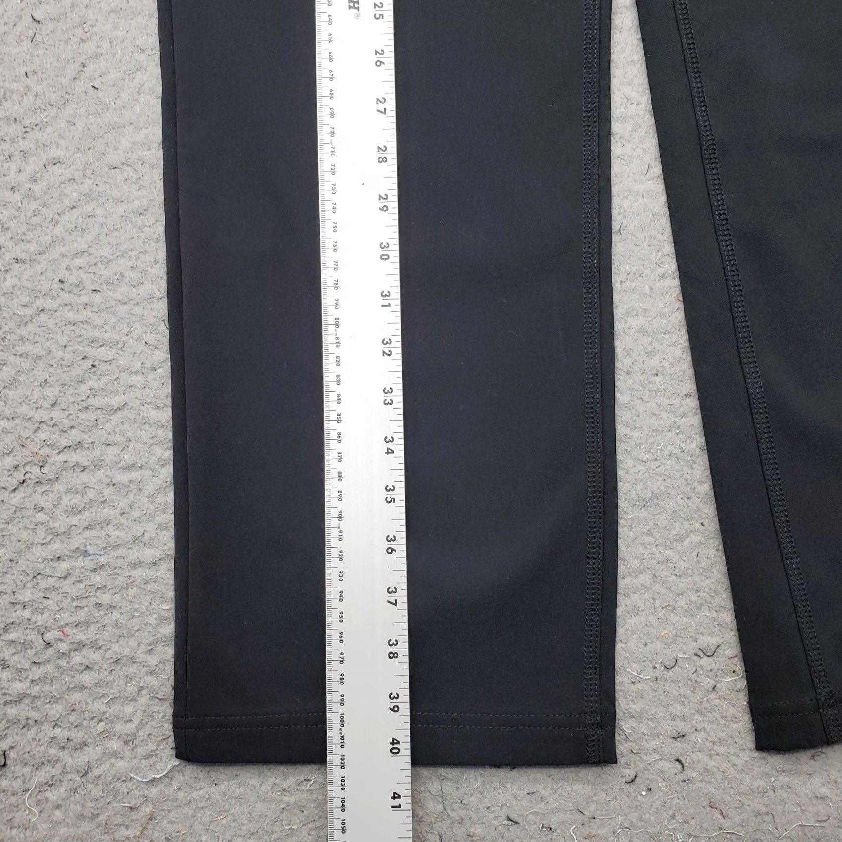 Eddie Bauer Eddie Bauer Womens L Black Stretch Pockets Ankle Pants Straight Leg Pull-On Size 36" / US 14 / IT 50 - 3 Thumbnail