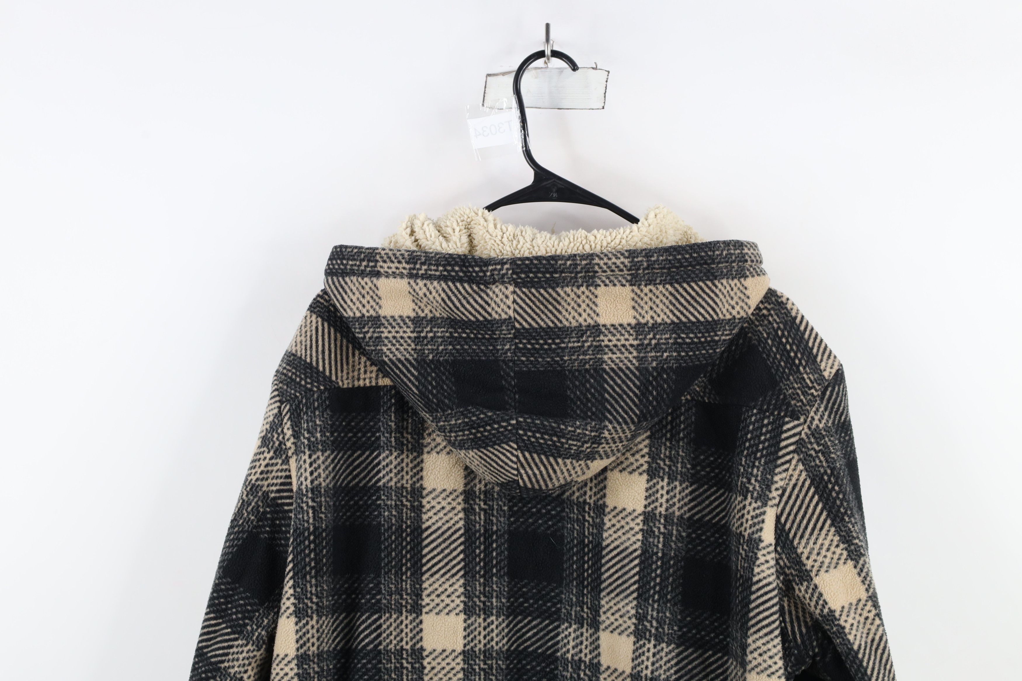Aeropostale × Vintage Vintage 90s Y2K Aeropostale Fleece Lined Hooded Shirt Jacket Size US L / EU 52-54 / 3 - 15 Thumbnail