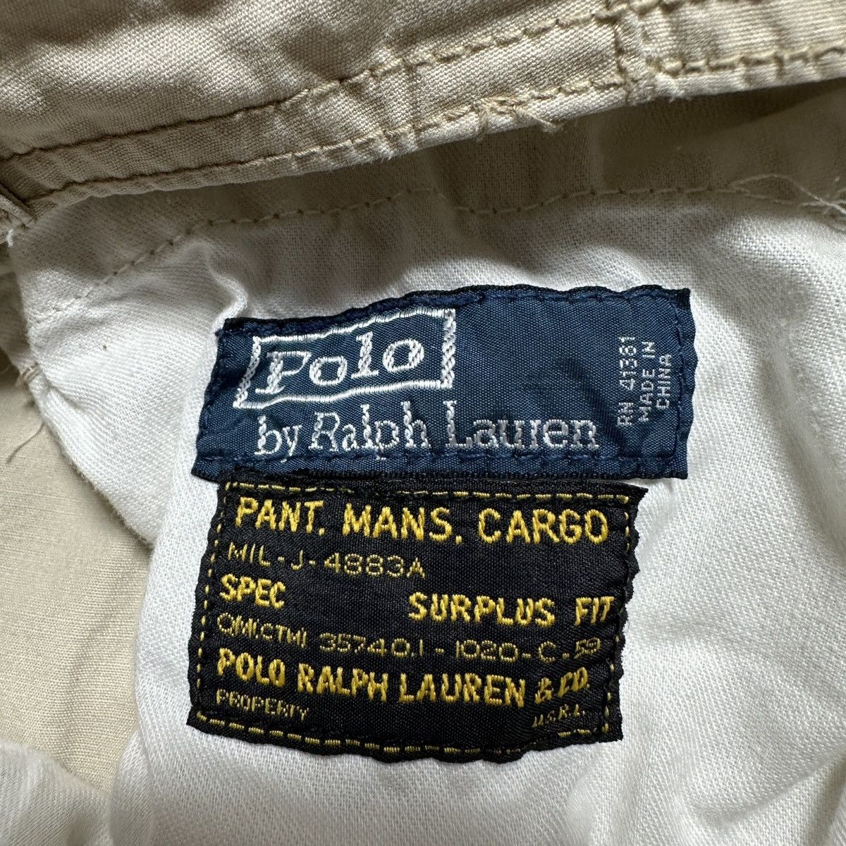 Polo Ralph Lauren × Vintage Vintage Polo cargo shorts Size US 38 / EU 54 - 4 Thumbnail