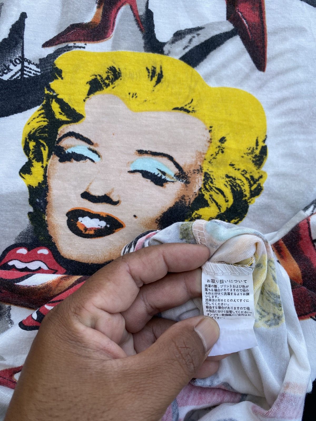 The Rolling Stones Rare Marilyn Monroe x Rolling Stones Singlet/ Top Size S / US 4 / IT 40 - 8 Thumbnail