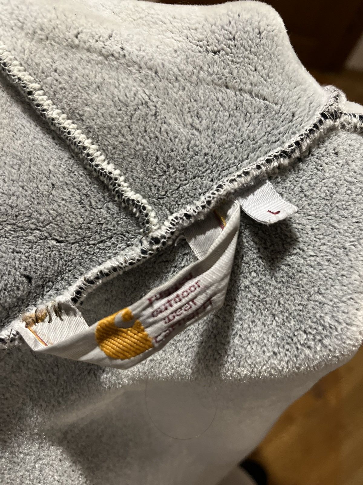 Carhartt × Vintage Carhartt Car Lux Zip Hoodie Navy Blue Size US L / EU 52-54 / 3 - 3 Thumbnail