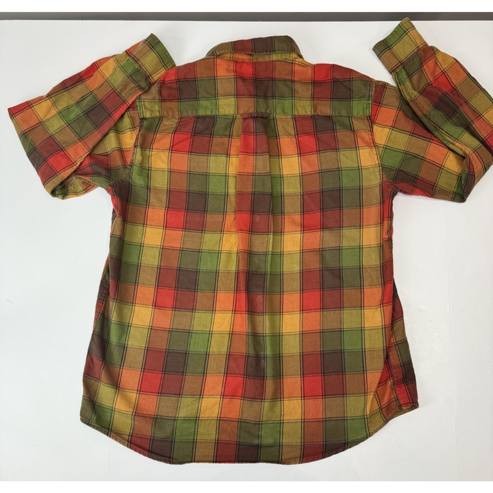 Orvis Orvis Plaid Triblend Flannel Shirt L Cotton Tencel Wool L Size US L / EU 52-54 / 3 - 2 Thumbnail