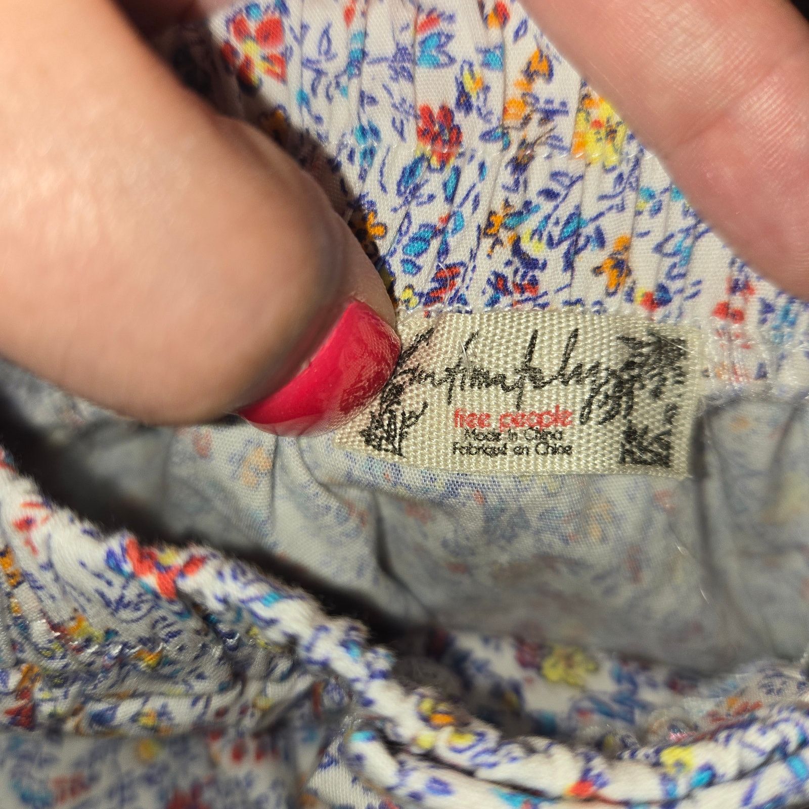 Free People Intimately Free People Cloud Nine Boxers floral sz XS Size 26" / US 2 / IT 38 - 4 Thumbnail