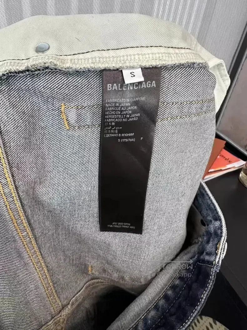 Balenciaga Balenciaga new blue hand. Size US 29 - 6 Thumbnail