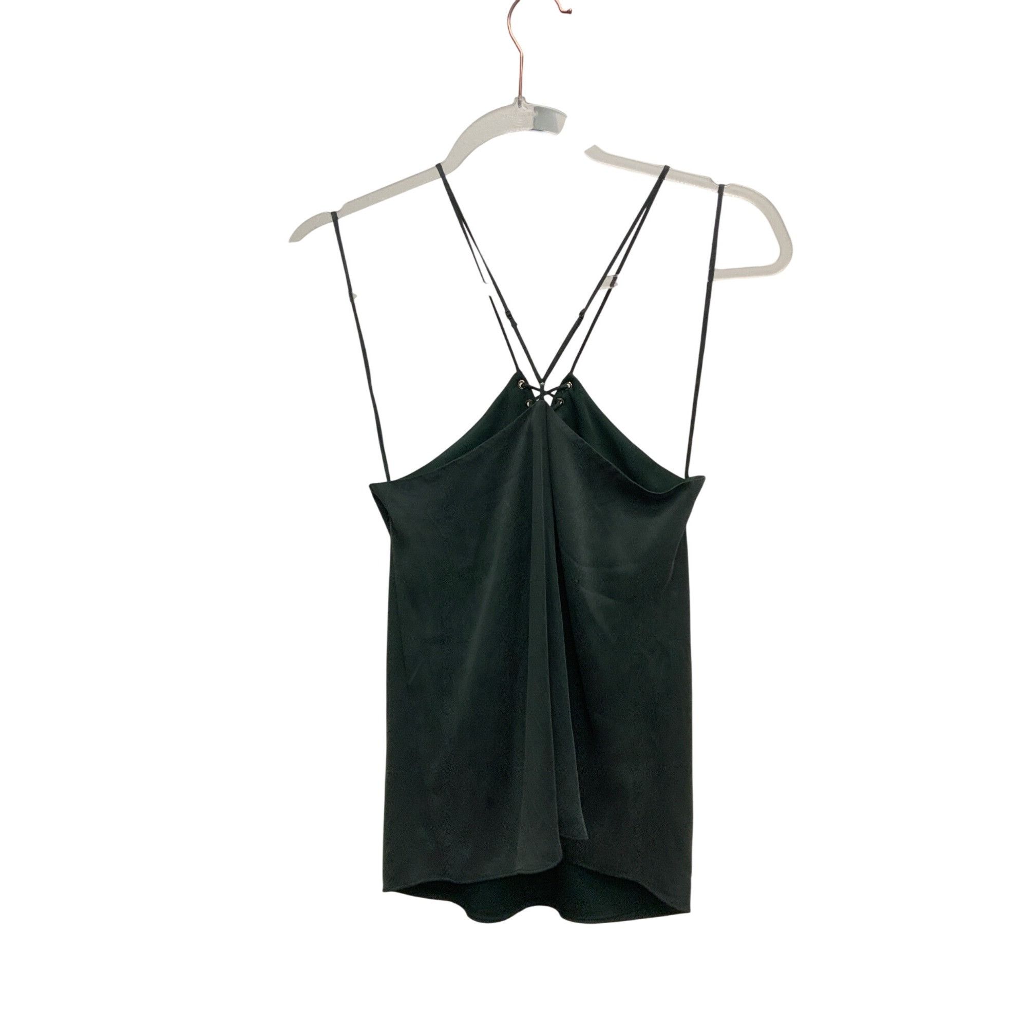 Haute Hippie Haute Hippie Fern Cross My Heart Lace-Up Cami Size S / US 4 / IT 40 - 6 Thumbnail