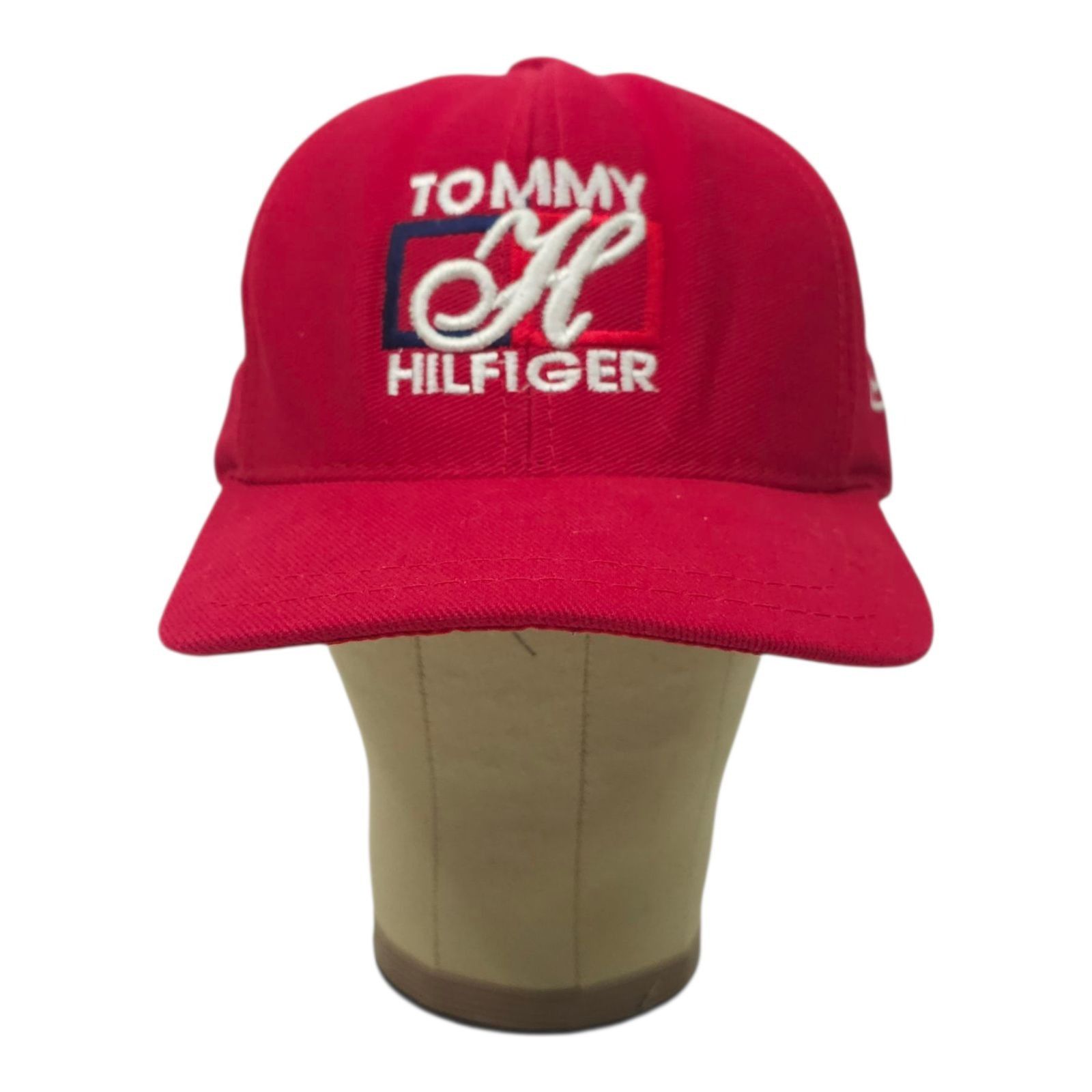 Tommy Hilfiger Tommy Hilfiger Spell Out Strapback Cap Embroidered Vintage 9 Size ONE SIZE - 9 Thumbnail