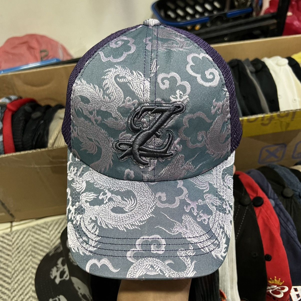 Other Zimzum Sukajan Dragon🐉 embroidery satin trucker mesh cap Size ONE SIZE - 1 Thumbnail
