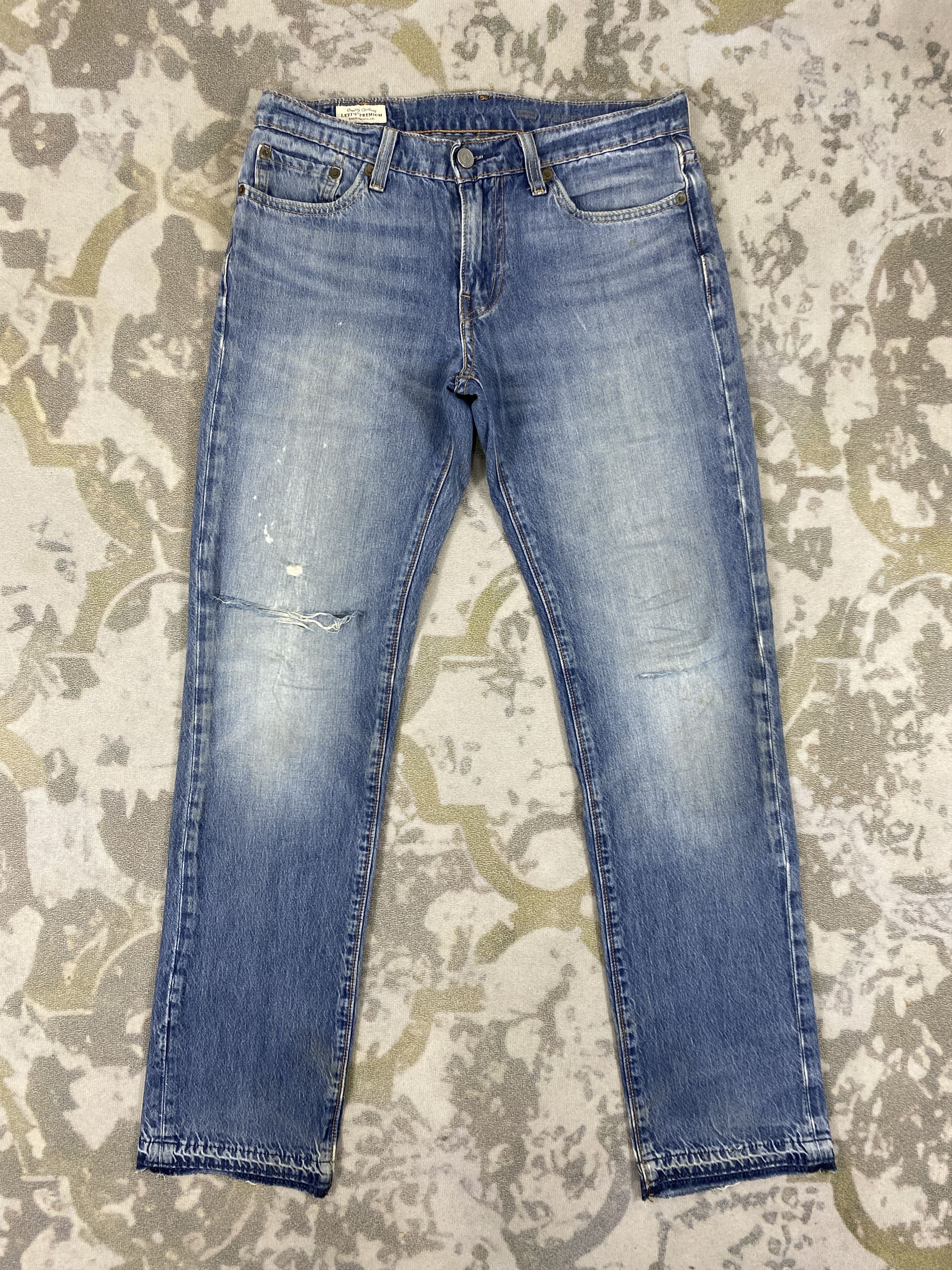 Levi's Distressed Blue Vintage Levi's 511 Jeans 30x30 Denim- JN3507 Size US 30 / EU 46 - 1 Thumbnail