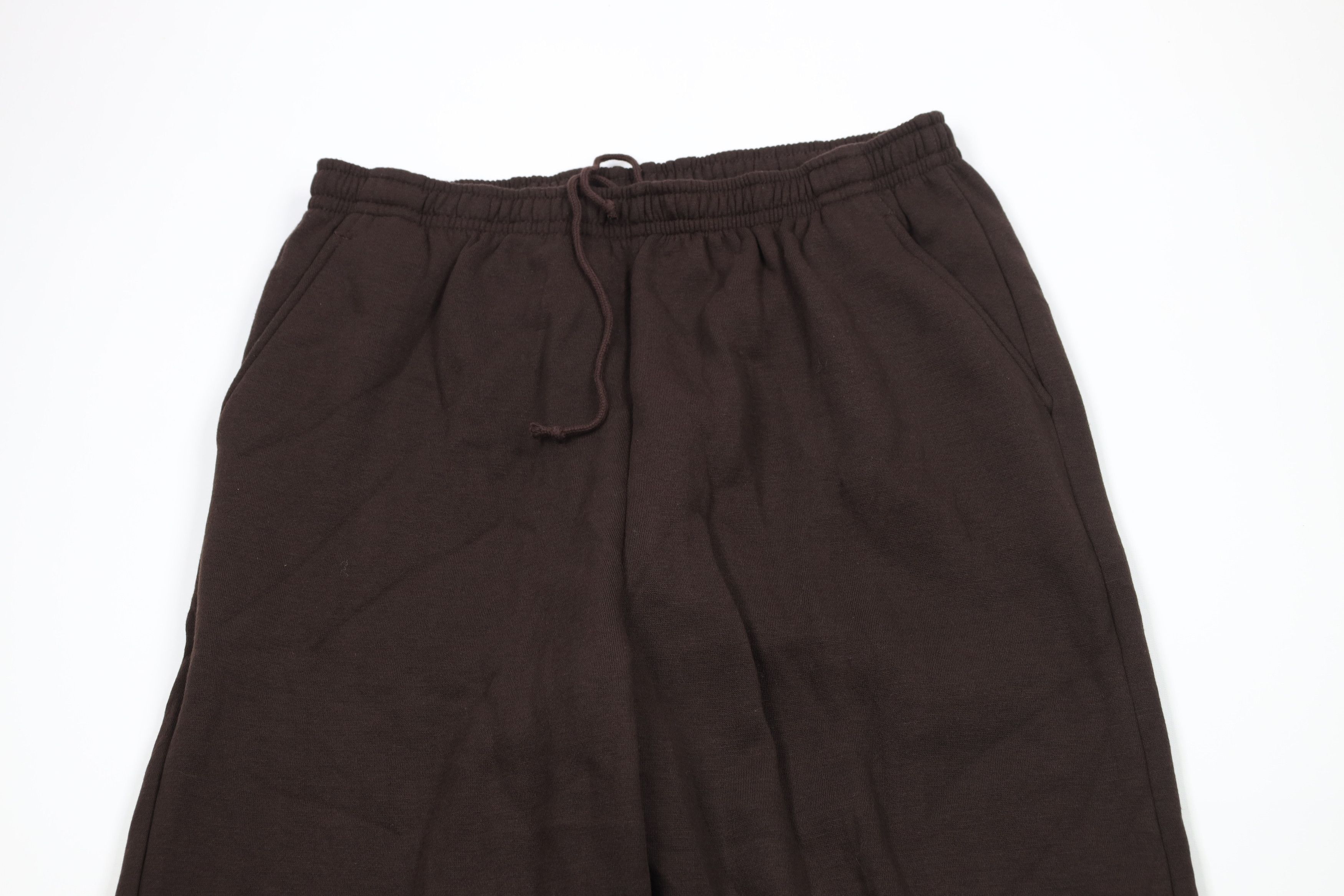 Vintage Vintage 90s Streetwear Baggy Sweatpants Joggers Dark Brown Size US 38 / EU 54 - 2 Thumbnail