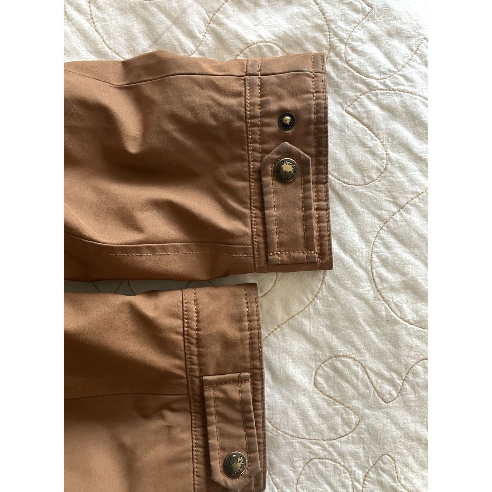 Levi's Levi's Men's Parka Jacket Shirt Chore Hooded Lined Arctica Arctic Cloth Sherpa zip Snap Zip Full Zip Weather Resistant 56" Chest Medium Brown Size US M / EU 48-50 / 2 - 3 Thumbnail